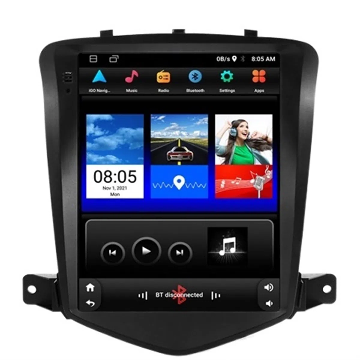Nawigacja satelitarna Radio Samochodowe Stereo Multimedialny Odtwarzacz Wideo Nawigacja GPS(S4-camera)