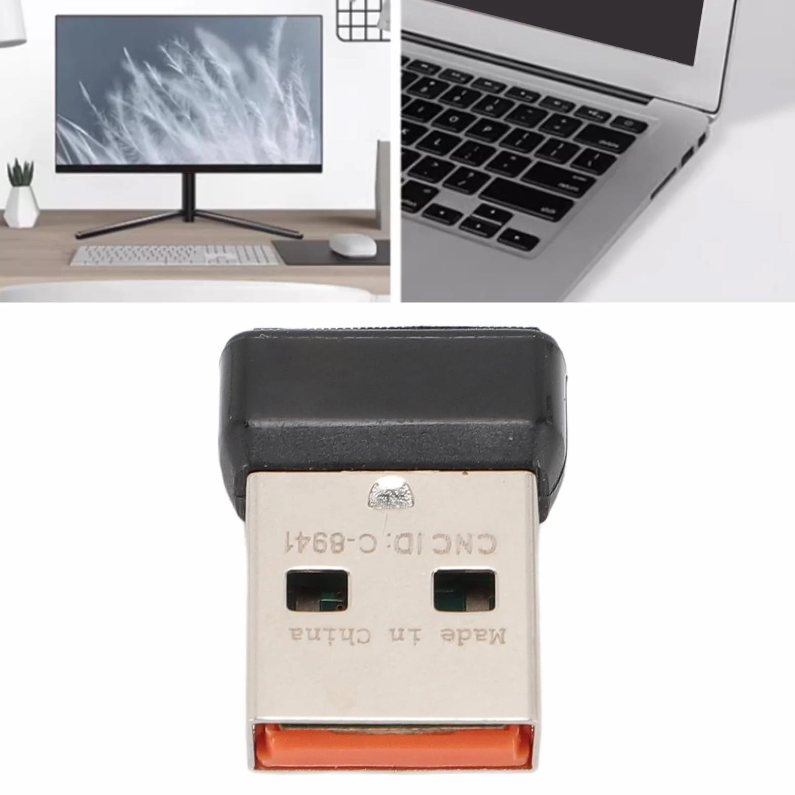 Odbiornik Unifying USB, Odbiornik Unifying C-U0007 do Myszy i Klawiatury, Odbiornik Bezprzewodowy 2,4G do Myszy Bezprzewodowej M505 M705 M905, Klawiatura K340 K350
