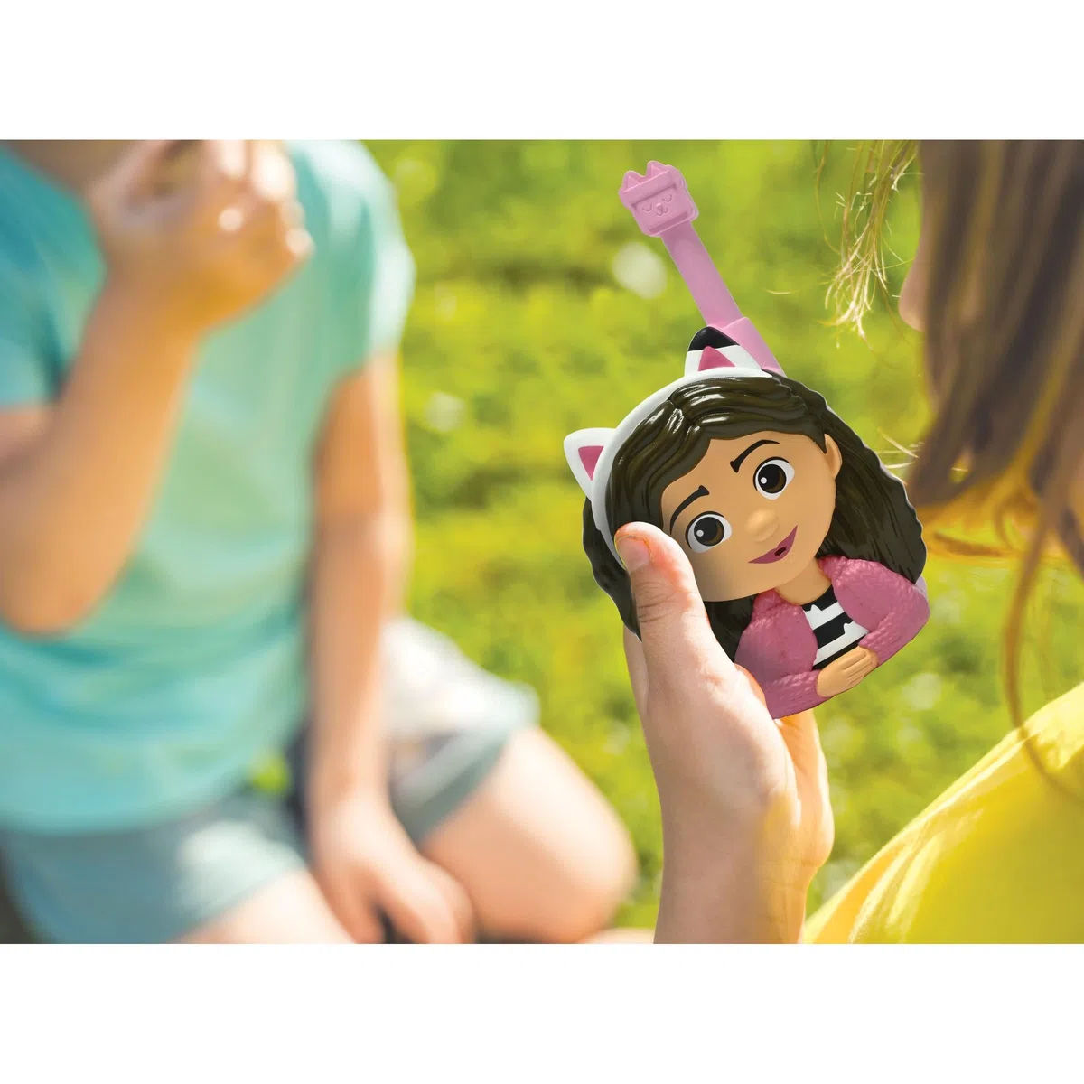 Lexibook, Domek Gabi, Krótkofalówki 3D, TW18GDH | Zasięg 500 m, 2 kanały, klips do paska, różowo-zielony