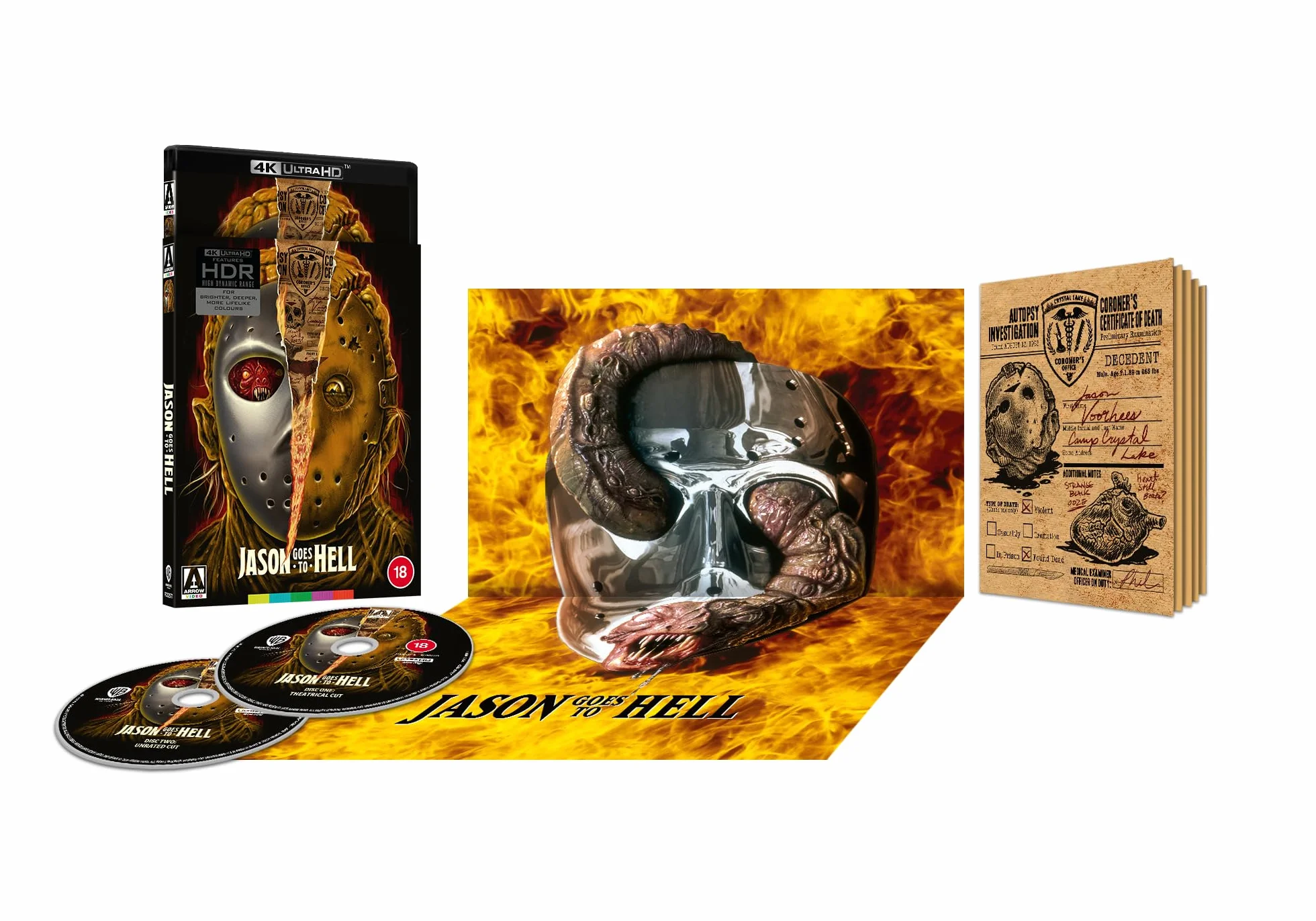 Arrow Video Jason Goes To Hell Limited Edition 4K UHD [Blu-ray] [Region Free]