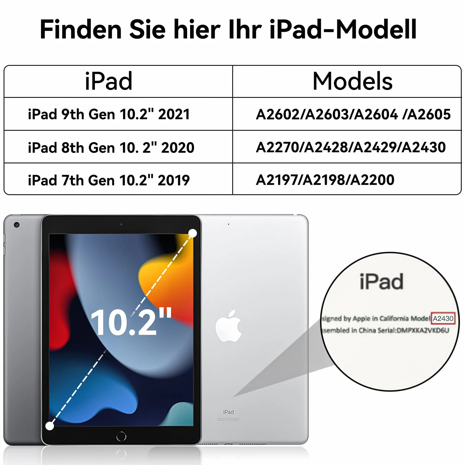 Etui z klawiaturą do iPada 9/8/7 gen (2021/2020/2019) 10,2 cala, TPU, QWERTZ, Bluetooth, zielony