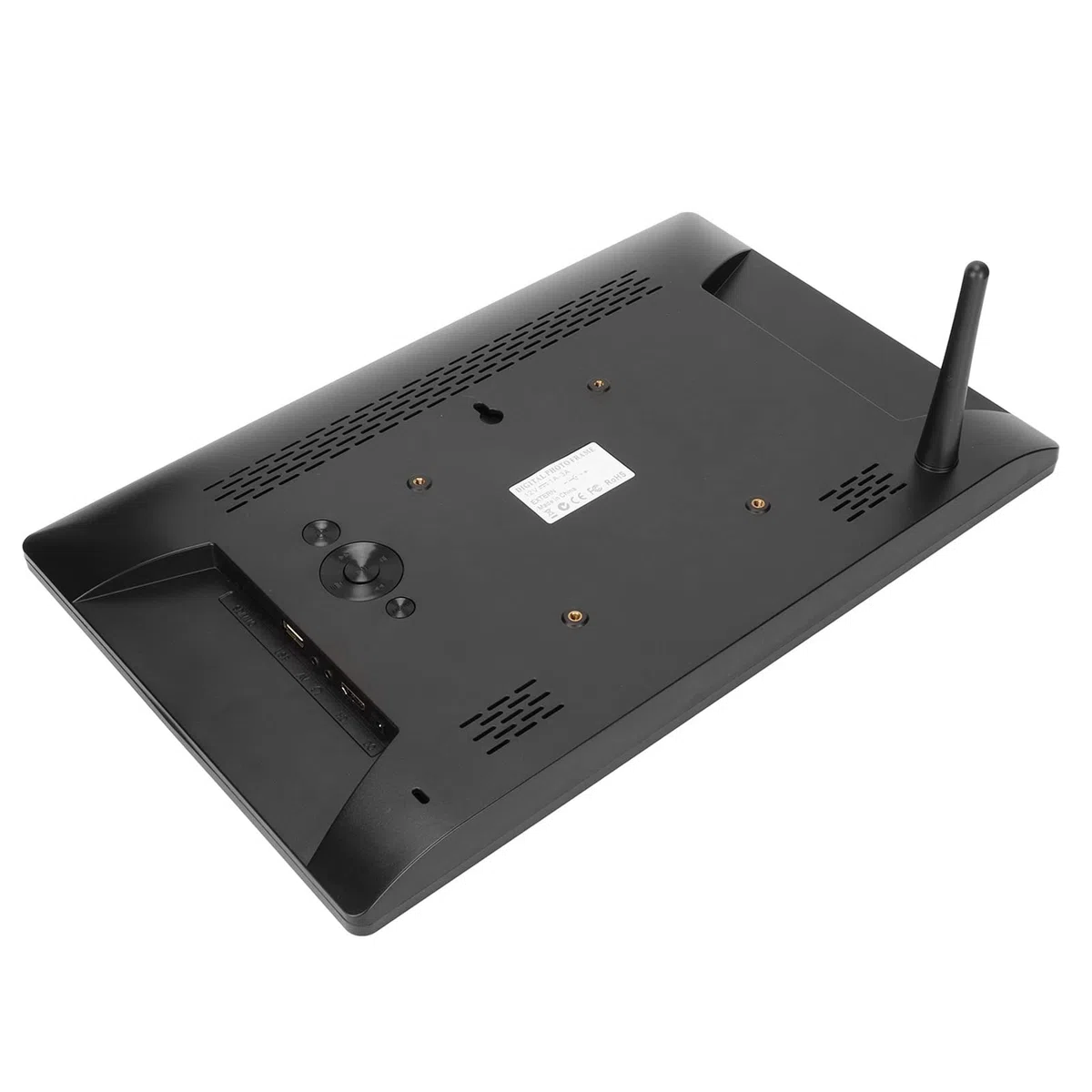 Elektroniczny Album Fotograficzny IPS, Pokaz Slajdów Inteligentna Cyfrowa Ramka na Zdjęcia Muzyka w Tle Plug and Play 15,6 Cala na Przyjęcia Weselne do Reklam (Wtyczka UE)