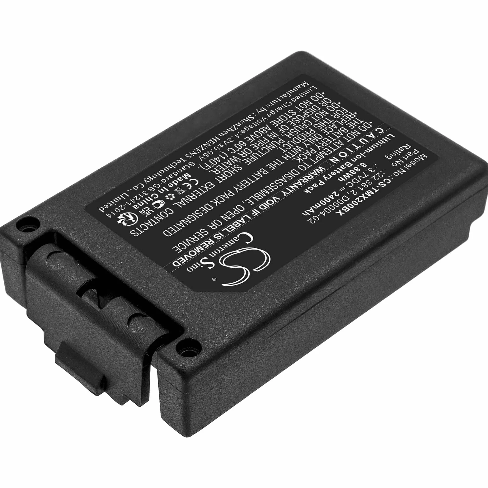 Bateria 2400mAh CS-TMX200BX do Tele Radio TG-TXMNL