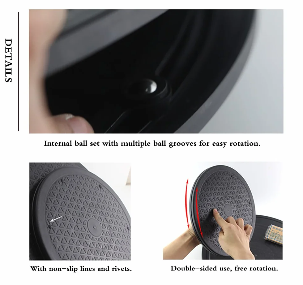 RETON 30.5 cm Obrotowy stojak na ciasto z łożyskami kulkowymi ze stali, wielofunkcyjny obrotowy stojak Lazy Susan, obrotowy stojak 360° do telewizora, komputera, ciasta (1 szt.)
