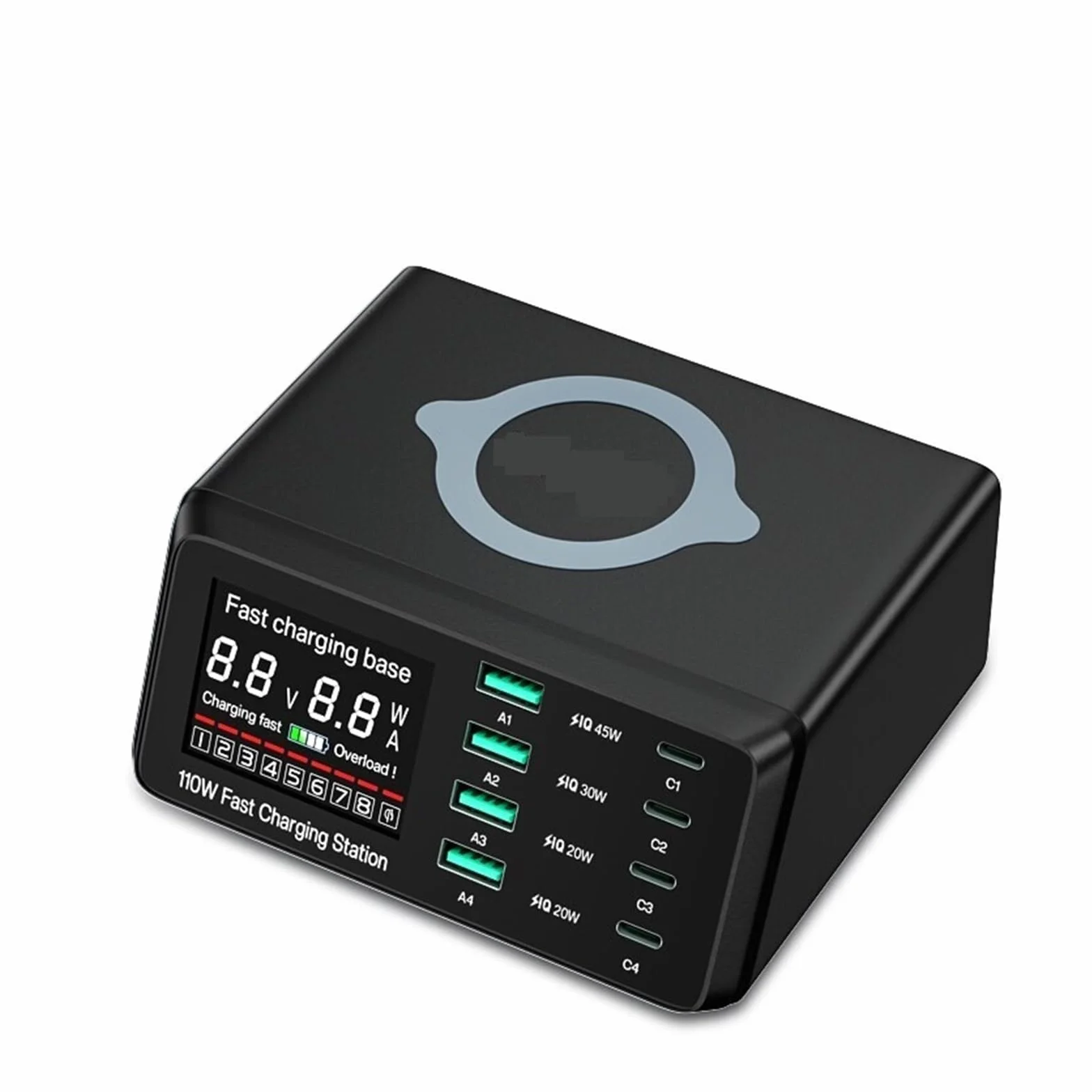 Ładowarka USB, Ładowarka USB typu C o mocy W. Bezprzewodowe ładowanie z wieloma portami. Szybka ładowarka do telefonu PD QC3.0. Szybkie ładowanie, Szybki, wydajny i wszechstronny
