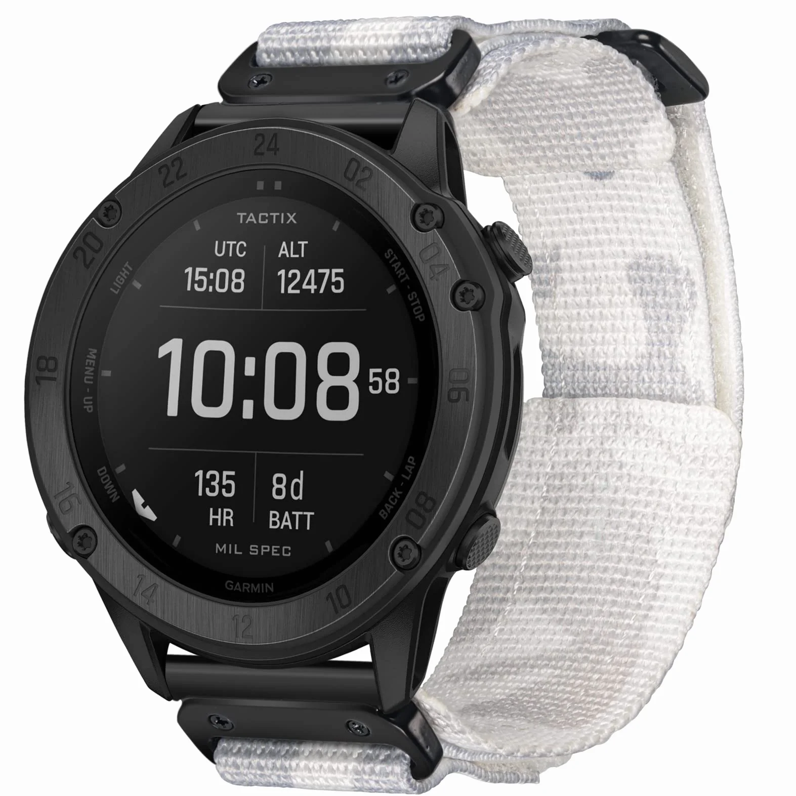 Pasek do zegarka, kompatybilność z Garmin, kamuflażowy, super wytrzymały, nylonowy pasek sportowy, do serii Fenix / Forerunner / Approach / MARQ / Quatix / D2, pasek zegarkowy dla mężczyzn