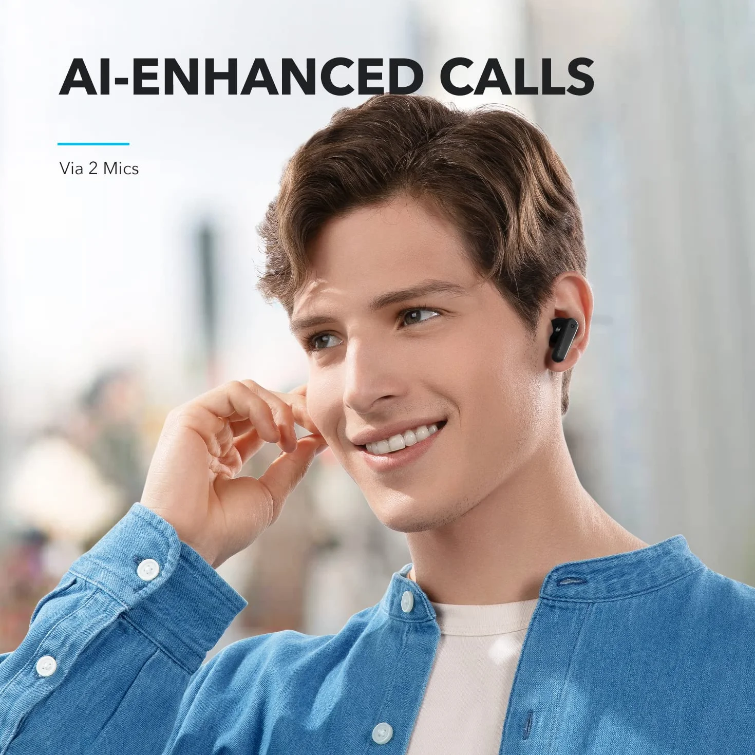 soundcore by Anker P20i Prawdziwie bezprzewodowe słuchawki douszne Bluetooth 5.3 30 h IPX5
