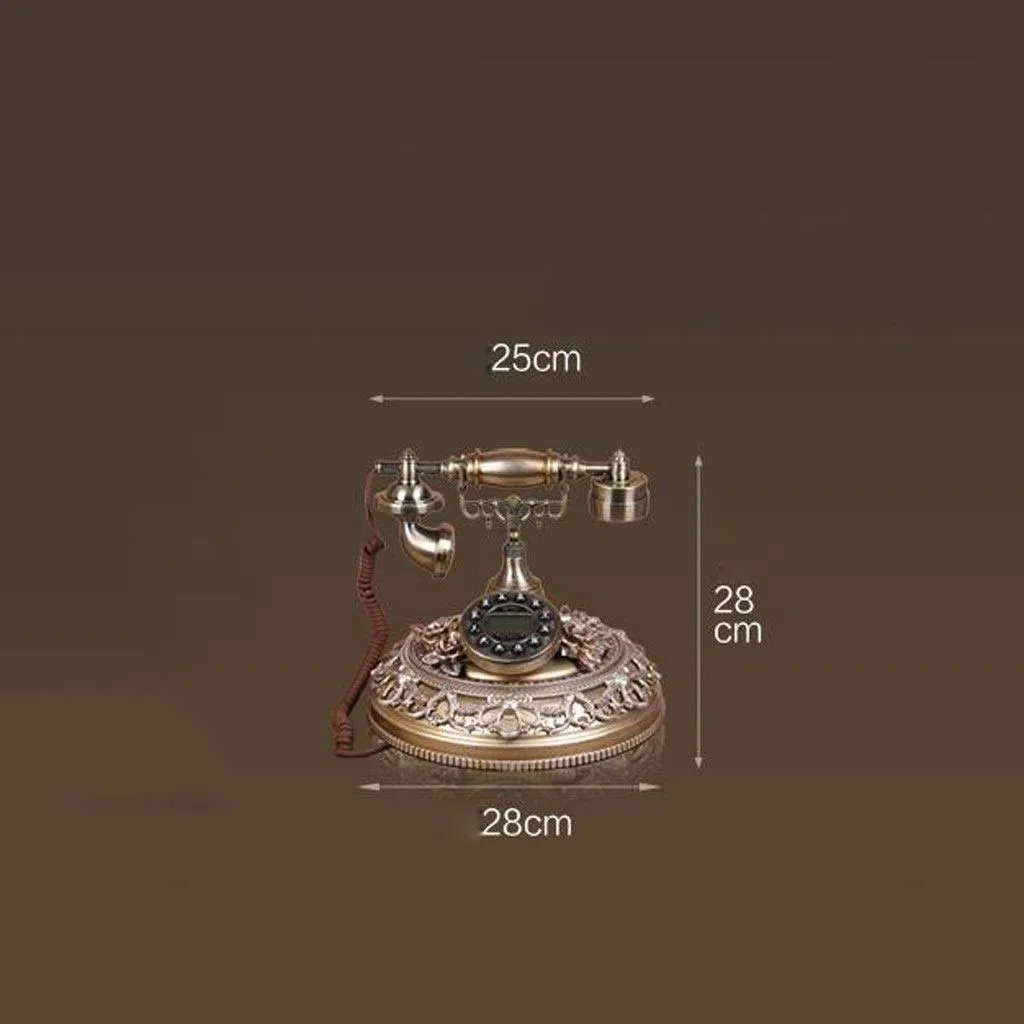 Telefon stacjonarny w stylu europejskim dla gości Telefon stacjonarny do domu Sypialnia Kreatywny telefon retro