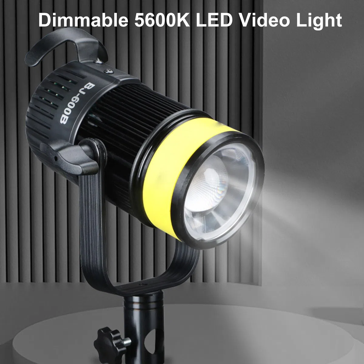 Lazmin112 Wideo LED, 35 000 Luksów 5600 K CRI 96+ Możliwość Przyciemniania Oświetlenie Fotograficzne z Regulowanym Kątem świecenia, do Portretowej Biżuterii Fotografia Produktowa (Wtyczka UE 800 W)
