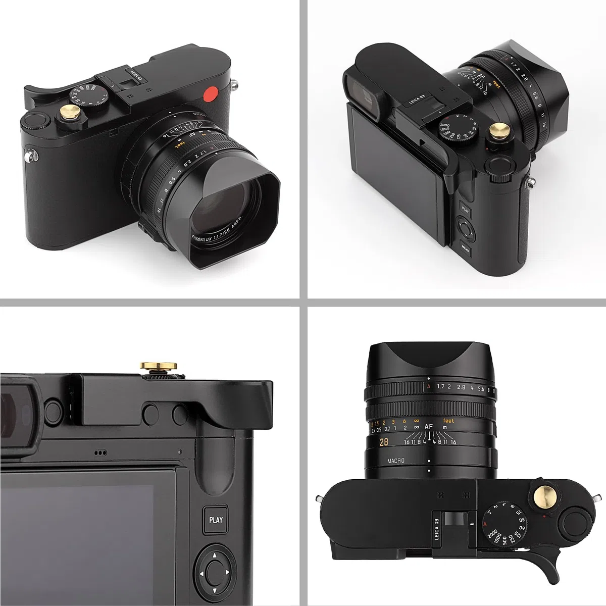 Metalowy uchwyt na kciuk w górę do akcesoriów do aparatu Leica Q3 Haoge THB-Q3B gorąca stopka kciuk w górę podpórka uchwyt uchwyt