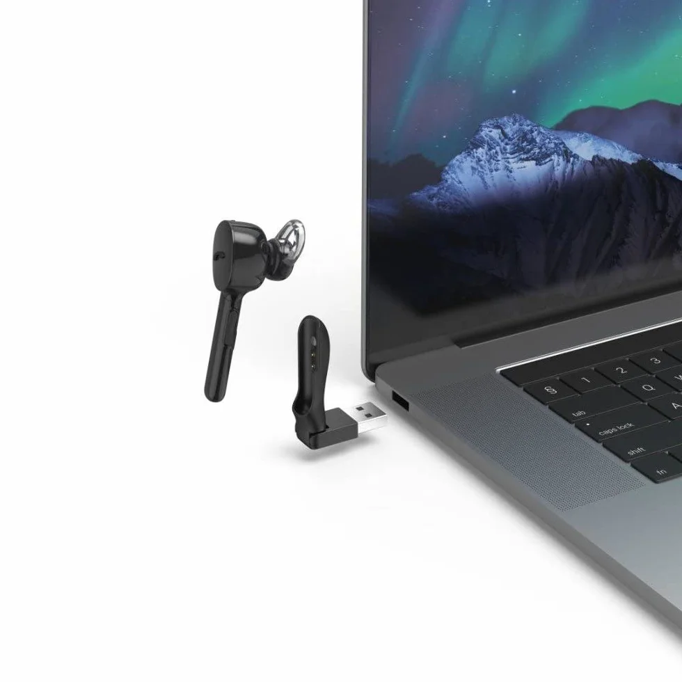 Hama słuchawka bezprzewodowa (zestaw słuchawkowy Bluetooth mono, wireless, CVC 6.0, dokanałowe, mikrofon, do samochodu, do biura) czarna