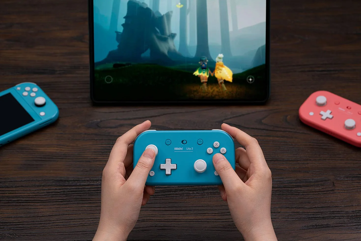 8Bitdo GAMEPAD LITE 2, RET00298 Przełącznik PC ANDROID, wielobarwny