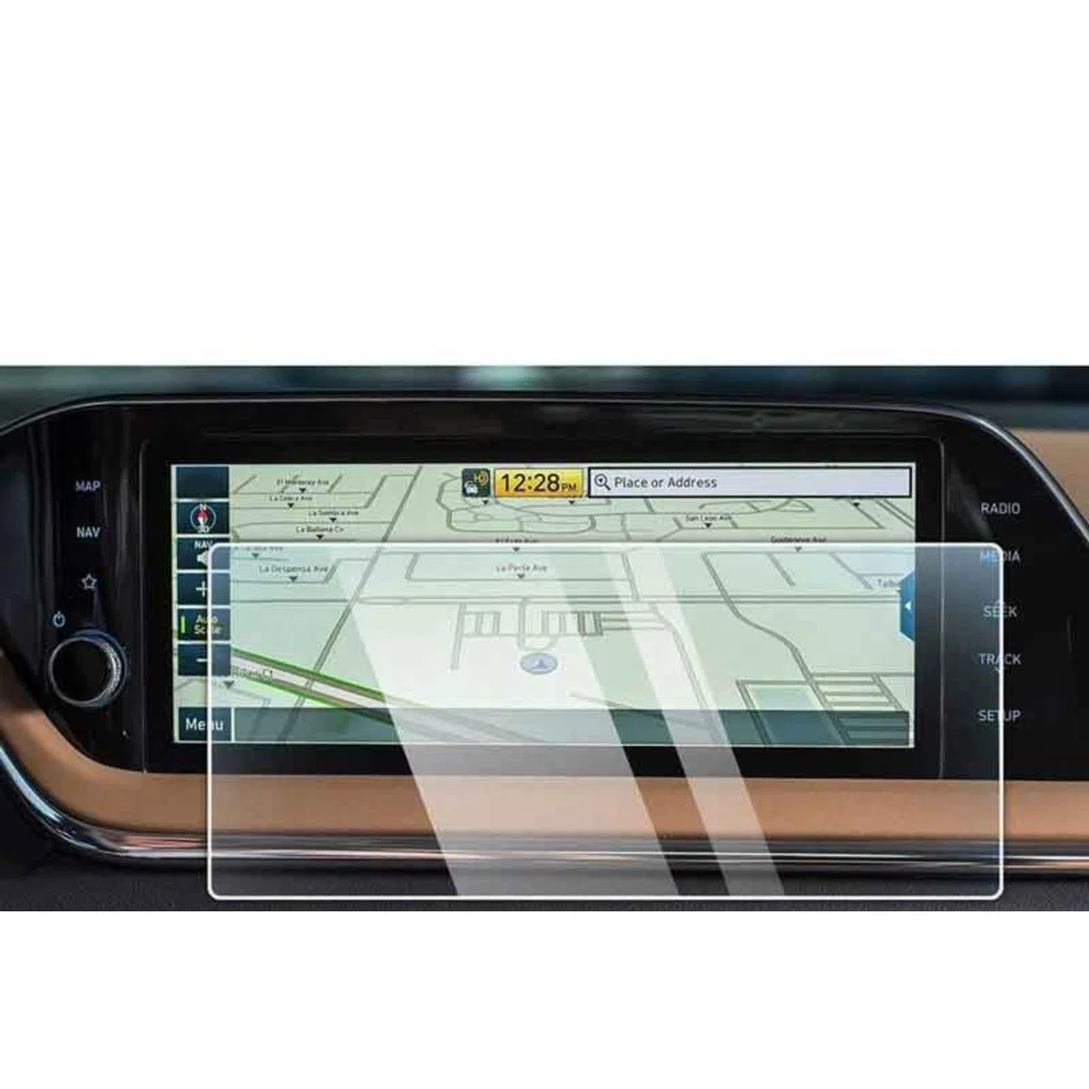 Nawigacja samochodowa Szkło hartowane Ekran LCD Folia ochronna Naklejka Osłona Dla Hyundai Sonata 2020-2022
