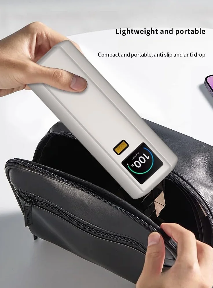 FTRONGRT Etui kompatybilne z Xiaomi 25000 mAh 212 W Power Bank, kompleksowa ochrona, pyłoszczelne, odporne na upadki, silikonowe etui ochronne kompatybilne z Xiaomi 25000 mAh 212 W, czarne