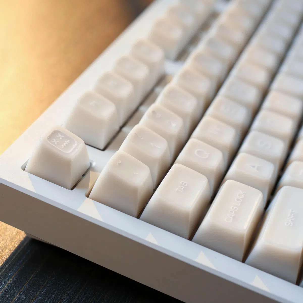 Translucent Jade Keycaps, 142 Keys/ABS/SA Profile/Doubleshot Keycap for MX Switch Custom Mechanical Keyboard (Color : White)