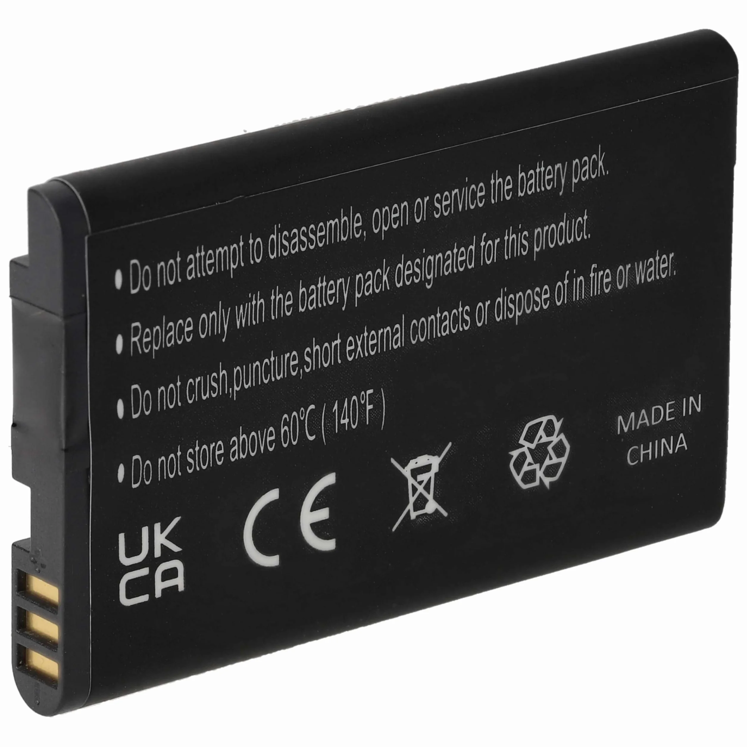 vhbw 1 x akumulator kompatybilny z Emporia V20M, V20MC, V20MB, VF4, V20ME telefon komórkowy smartfon dla seniorów (1050 mAh, 3,7 V, litowo-jonowy) – zamiennik do AK-RL2