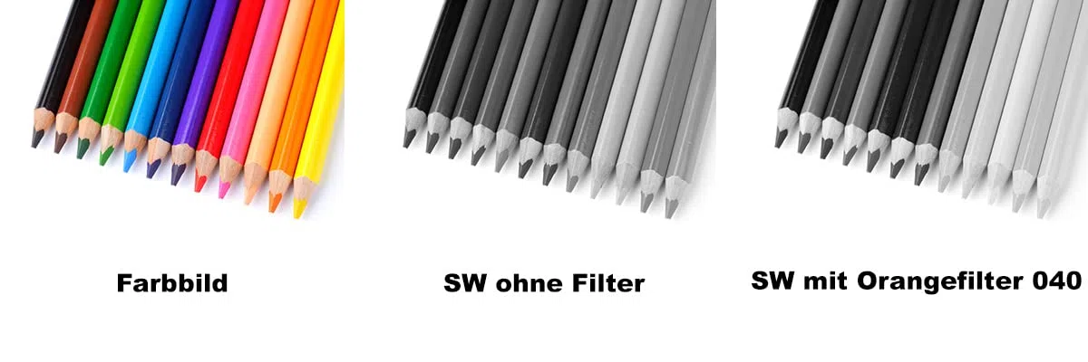 B+W Filtr pomarańczowy 040 MRC Basic 49 mm (16 x ulepszony, Professional), 1102656, czarny