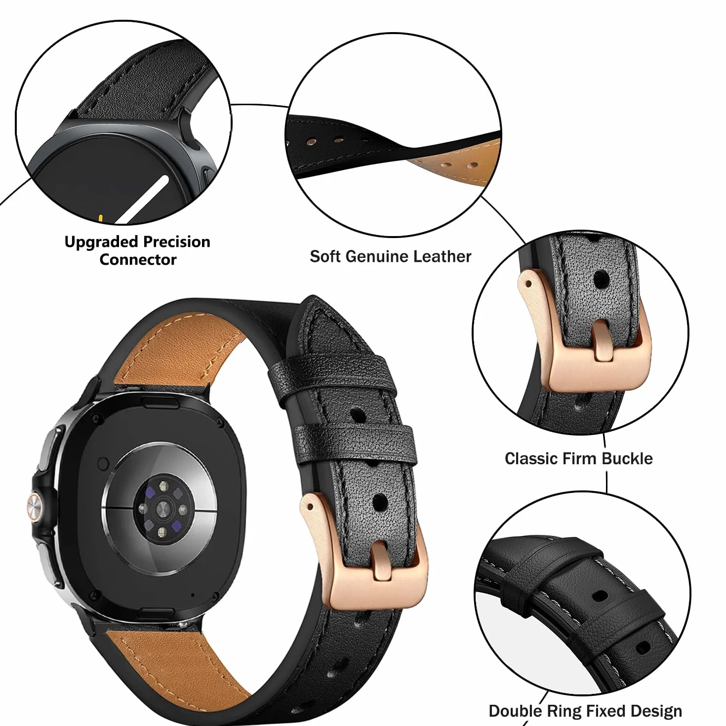 Pasek skórzany do zegarka Samsung Galaxy Watch Ultra 47 mm