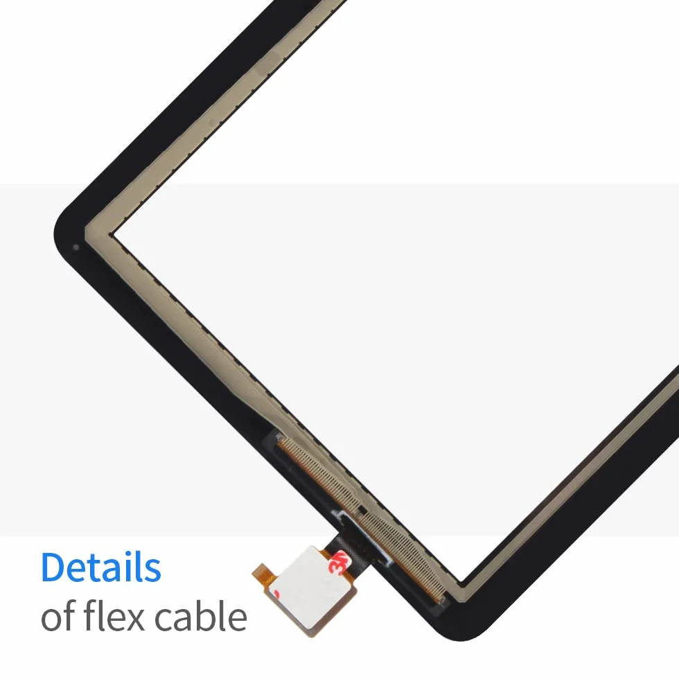 LADYSON Oryginalne szkło do tabletu Amazon Kindle Fire HD8/HD8 Plus 10. generacji 2020 K72LL3 K72LL4 ekran dotykowy Digitizer panel zamienny z czujnikiem z przodu szkło soczewka z bezpłatnymi narzędziami do naprawy