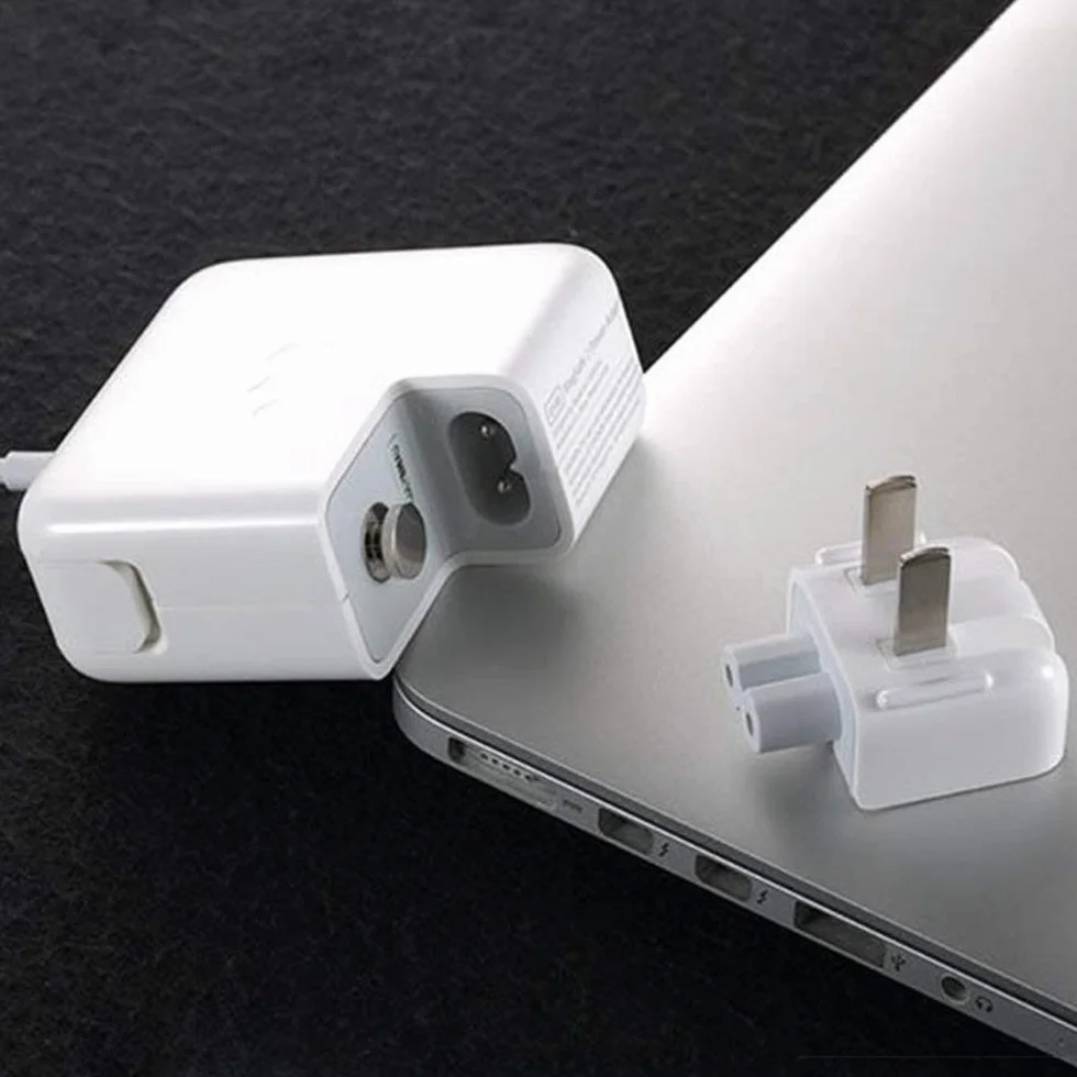 Ładowarka podróżna, konwerter US Duck Head, wtyczka zamienna do iPoda, iPhone'a, iPada, tabletów, Macbooka, zasilacza sieciowego (1 x wtyczka US)