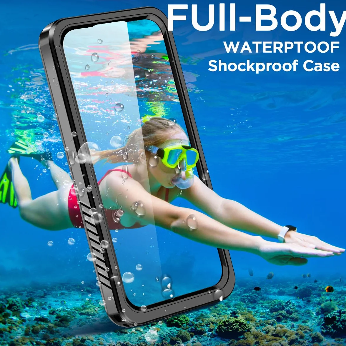 AICase do Google Pixel 10 Pro XL, wodoodporne etui z wbudowanym ochraniaczem ekranu, przezroczyste, odporne na wstrząsy, pyłoszczelne, śniegoszczelne, pełne etui na telefon, odporne na zanurzenie
