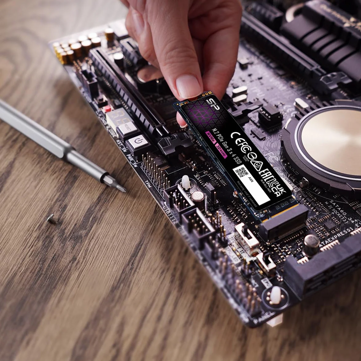 Silicon Power 2 TB NVMe M.2 PCIe Gen3x4 2280 SSD (SP002TBP34A60M28AY)