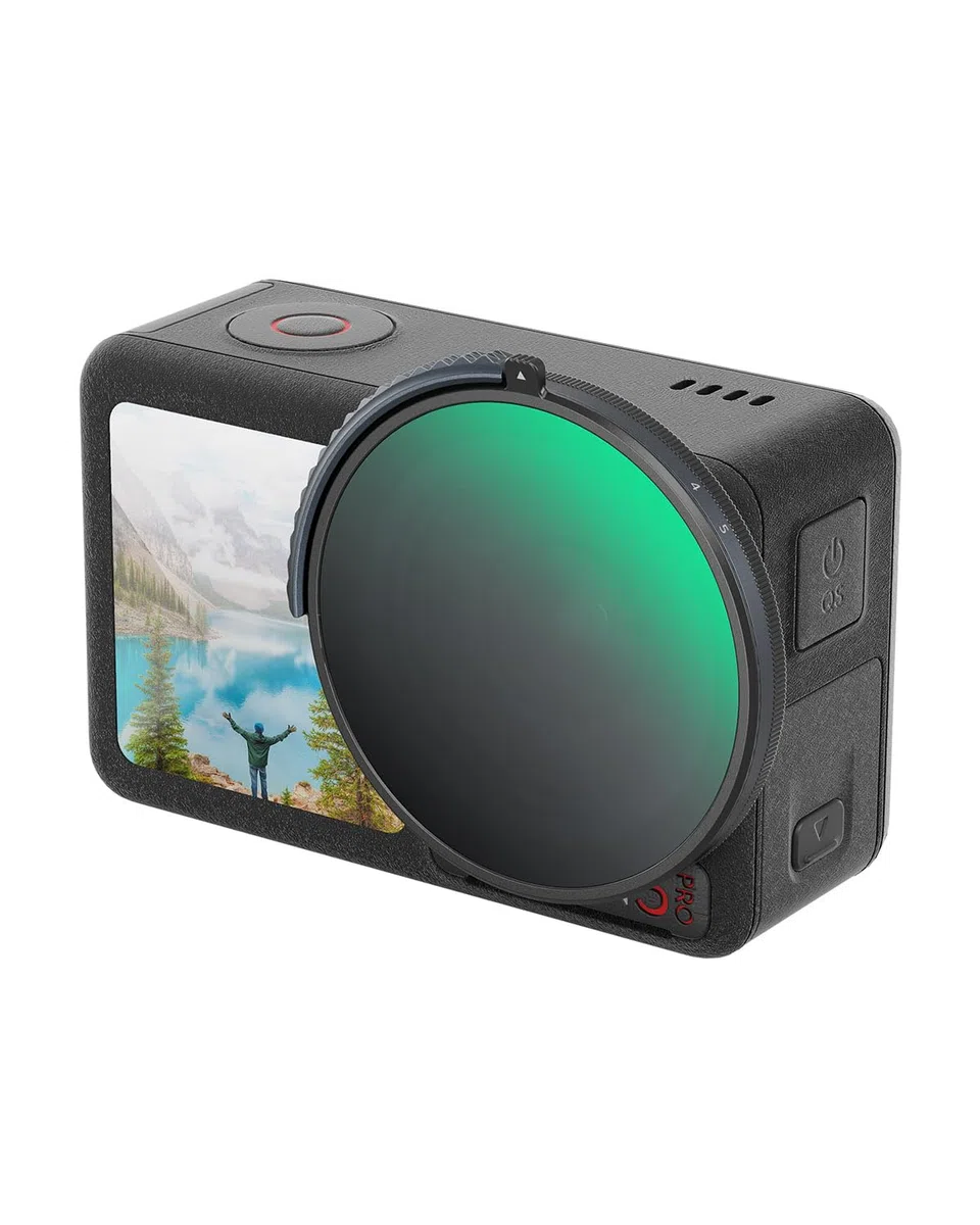 SMALLRIG Filtr CPL i VND 3-5 do DJI Osmo Action 4, łączący filtry ND8, ND16, ND32, CPL w jednym, akcesoria do filtrów polaryzacyjnych o neutralnej gęstości, wielowarstwowe szkło optyczne HD