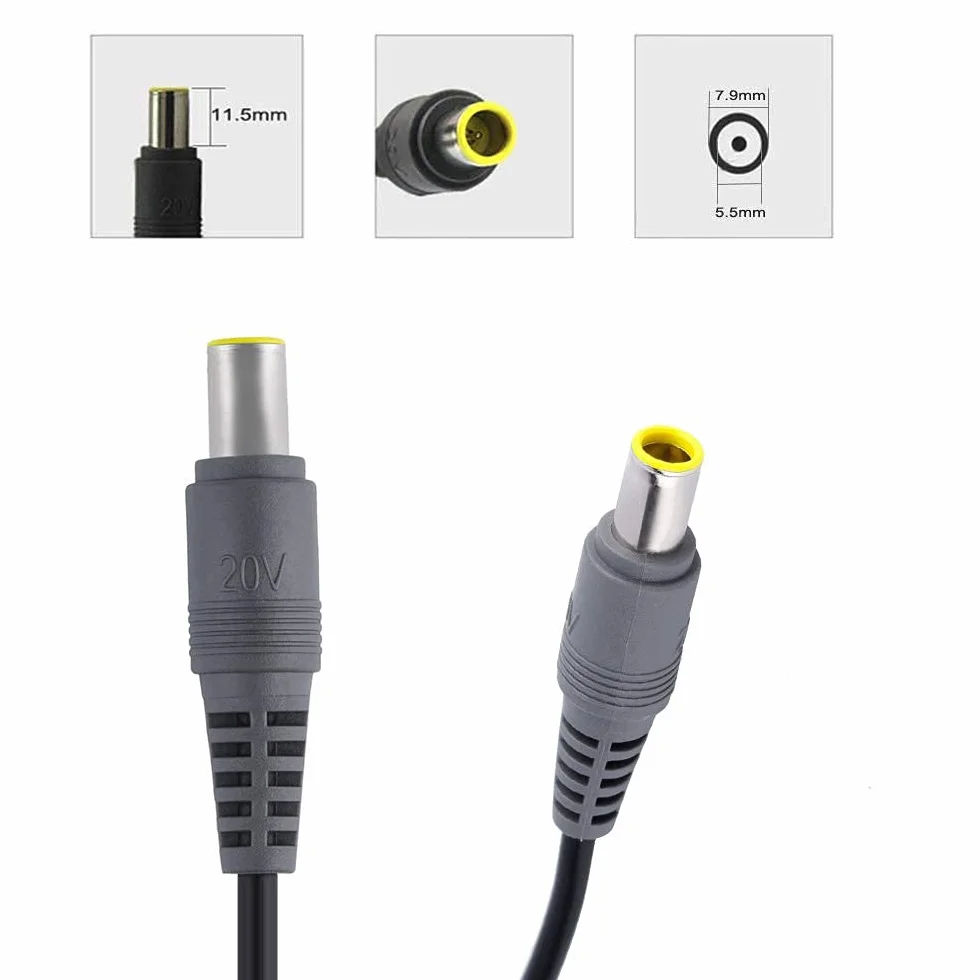 Adapter ładowarki samochodowej do laptopa IBM Lenovo Thinkpad X60 X61 Z60 Z61 X200 X300 T60 T61 T400 T410 T420 T500 T510 T520 T530 L410 L420 L421 L430 Zasilacz 20 V 3,25 A 4,5 A 65 W 90 W