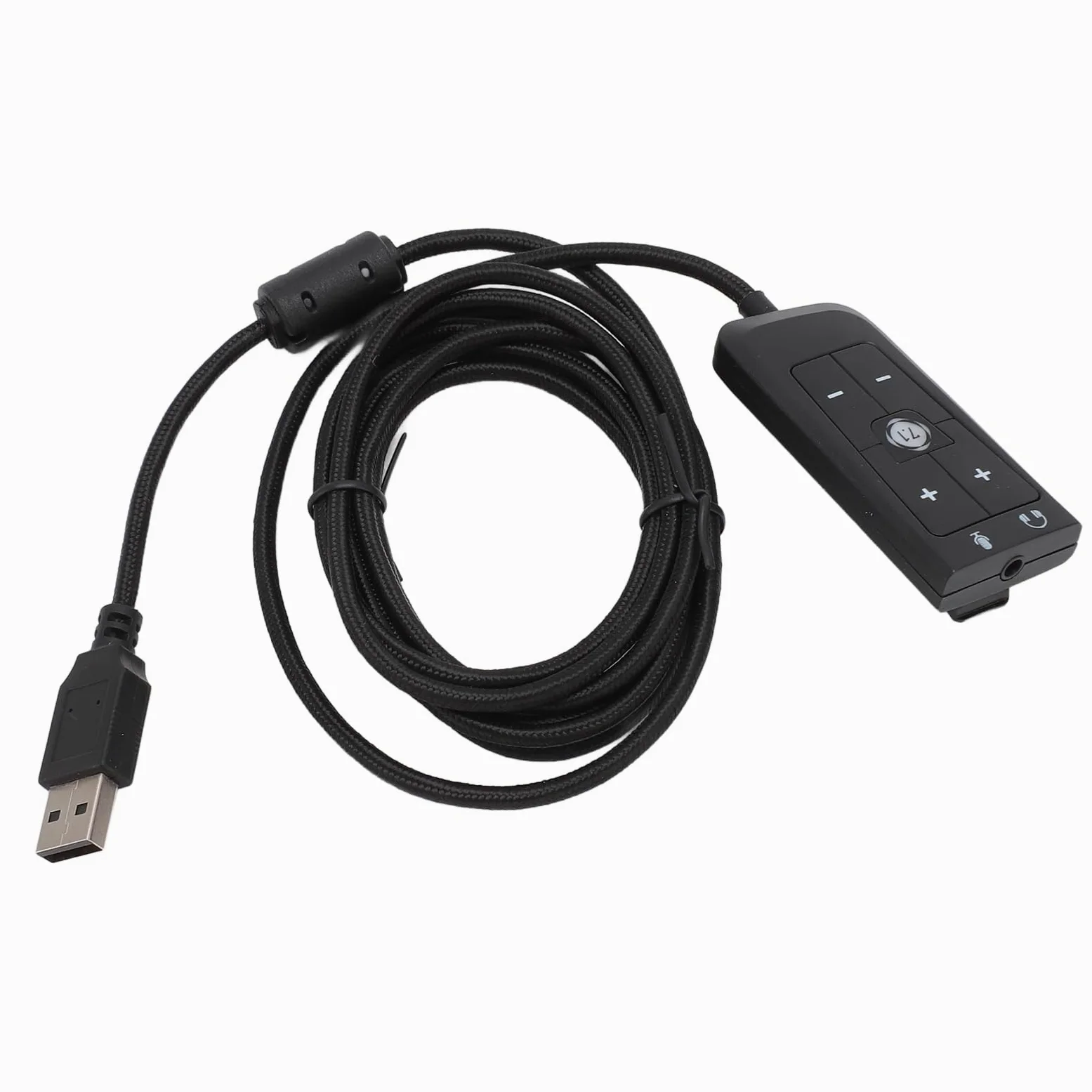 Ausla Virtual Sound Sound Adapter USB, 7.1 Kanał dla Cloud II, z Gniazdem Słuchawkowym i Mikrofonem, USB do 3,5 Mm Jack Voice Adapter do Aux 3,5 Mm Zewnętrzny Konwerter Głosowy