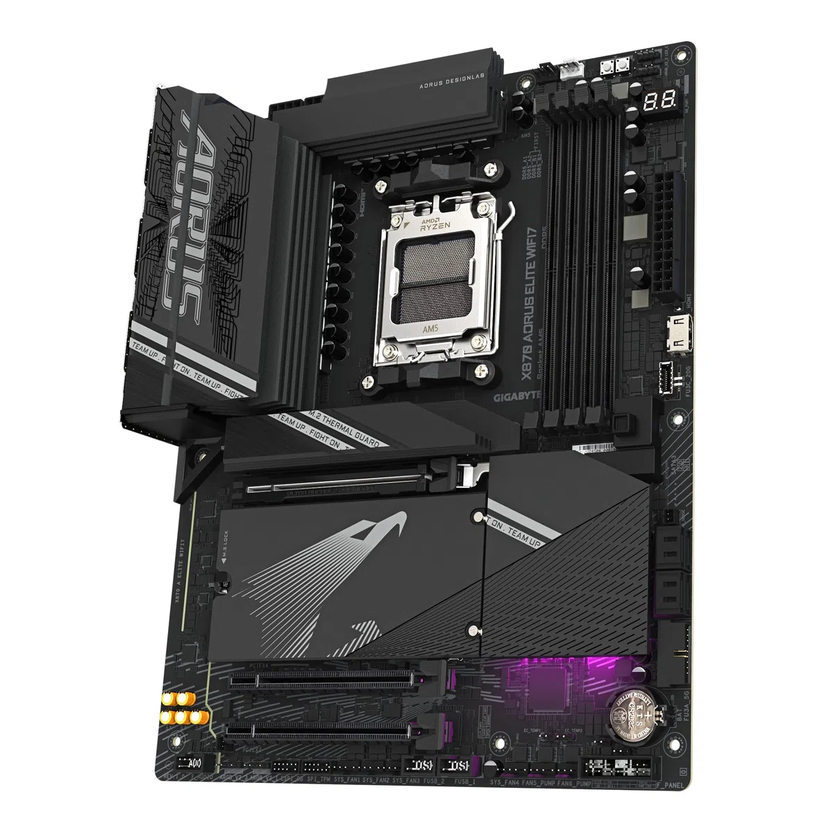 Gigabyte X870 AORUS ELITE WIFI7 Amd Am5 Gniazdo Płyta Główna Atx 4X Ddr5 Sloty 3X