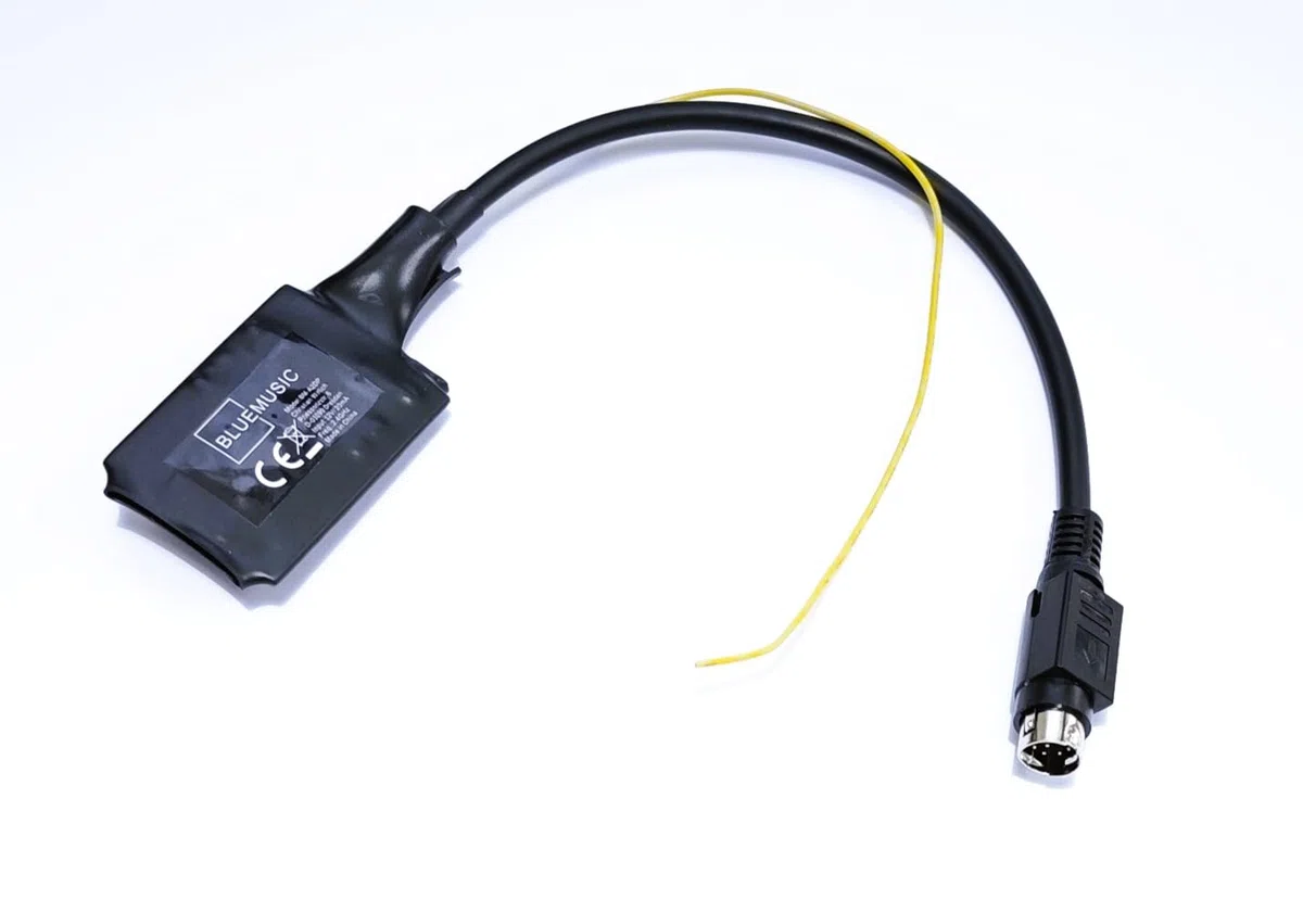 BlueMusic Adapter audio Bluetooth zestaw głośnomówiący do radia Volvo SC | Pasuje do radia SC700, SC800, SC801, SC802, SC805, SC810R, SC811, SC814, SC815, SC816, SC836, SC900, SC901, CR905