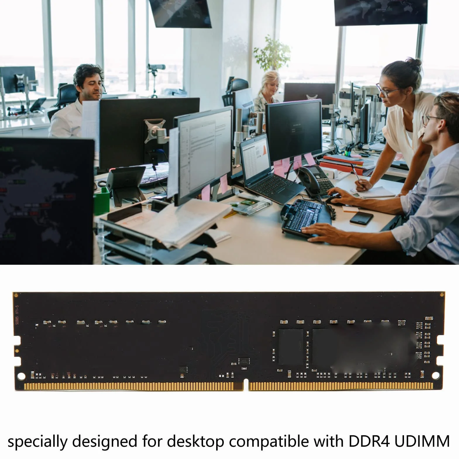 2666 MHz DDR4 UDIMM 64 Bity Pamięć RAM do Komputerów Stacjonarnych, Przyspieszająca wydajność Systemu, do Komputerów Stacjonarnych (16GB)