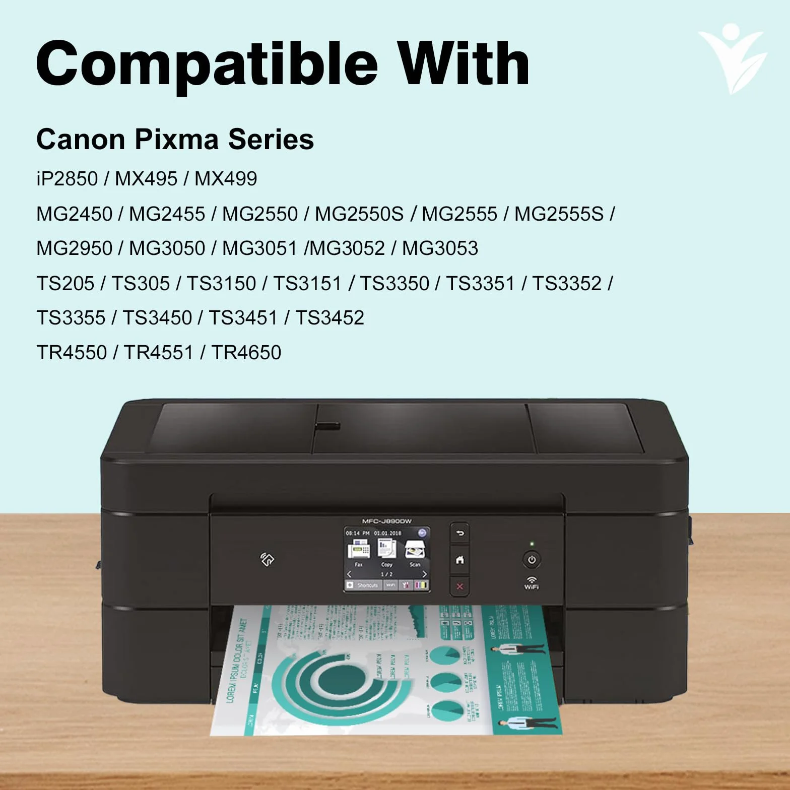 Czarny PG-545XL Kompatybilny z Drukarkami Canon 545 dla Canon Pixma TS3350 MX495 TR4550 (2 Sztuki)