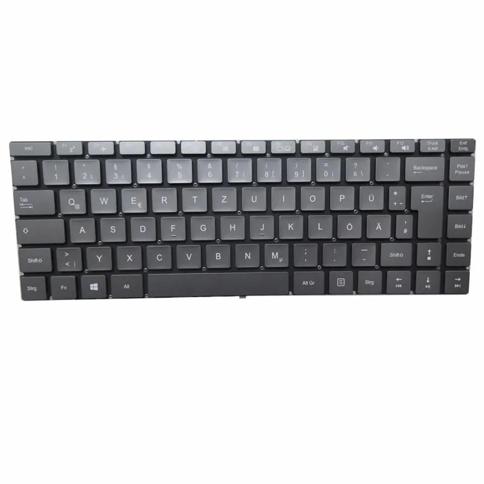 Klawiatura do laptopa MEDION AKOYA S6446 MD63420 MD63460 MD63430 Niemiecka GR Czarna/Szara(Gray)