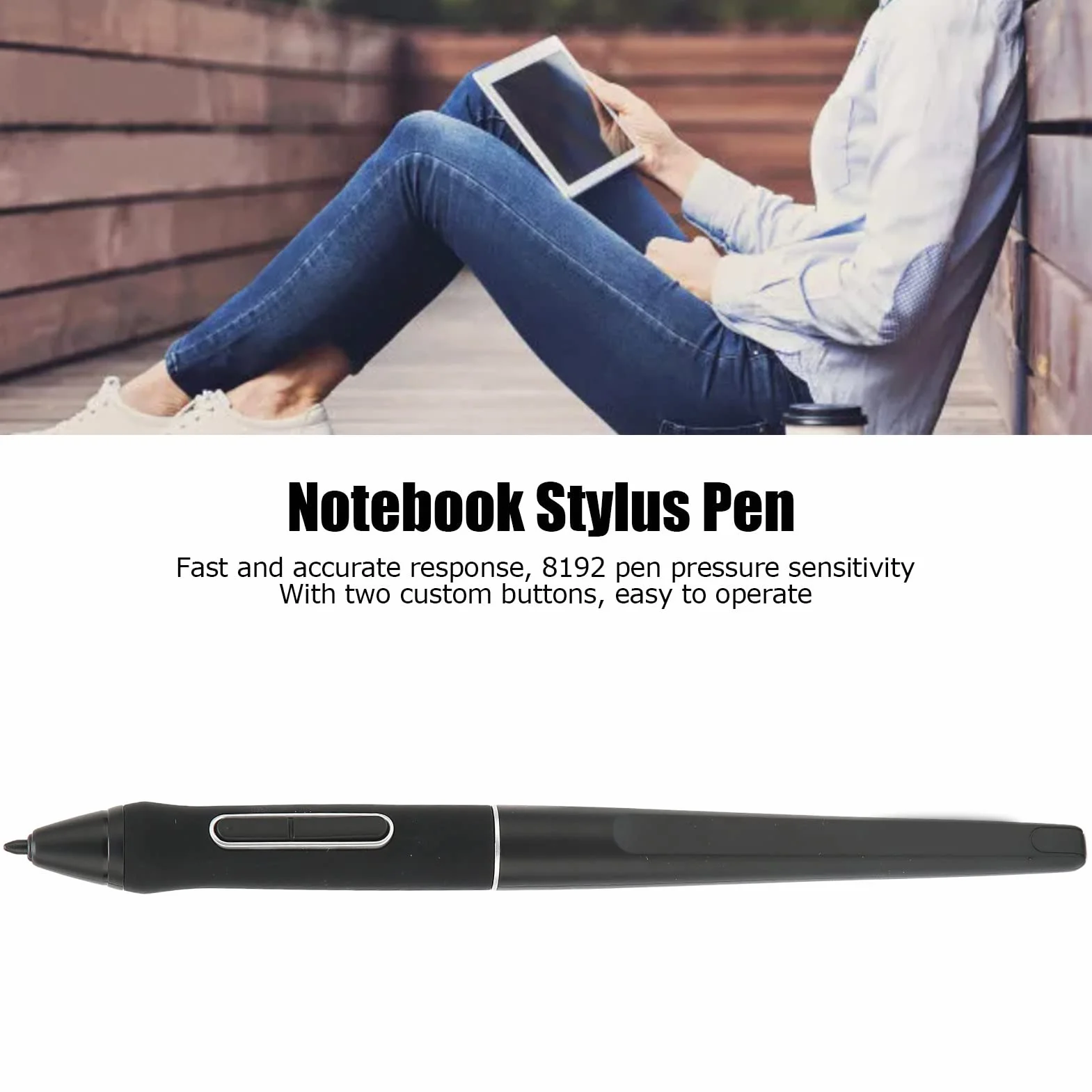 Długopis Stylus PW507 8192 Poziom Czułości Nacisku Bez Baterii do Kamvas Pro 12, Pro 13, Pro 16, Kamvas 16, Kamvas 20