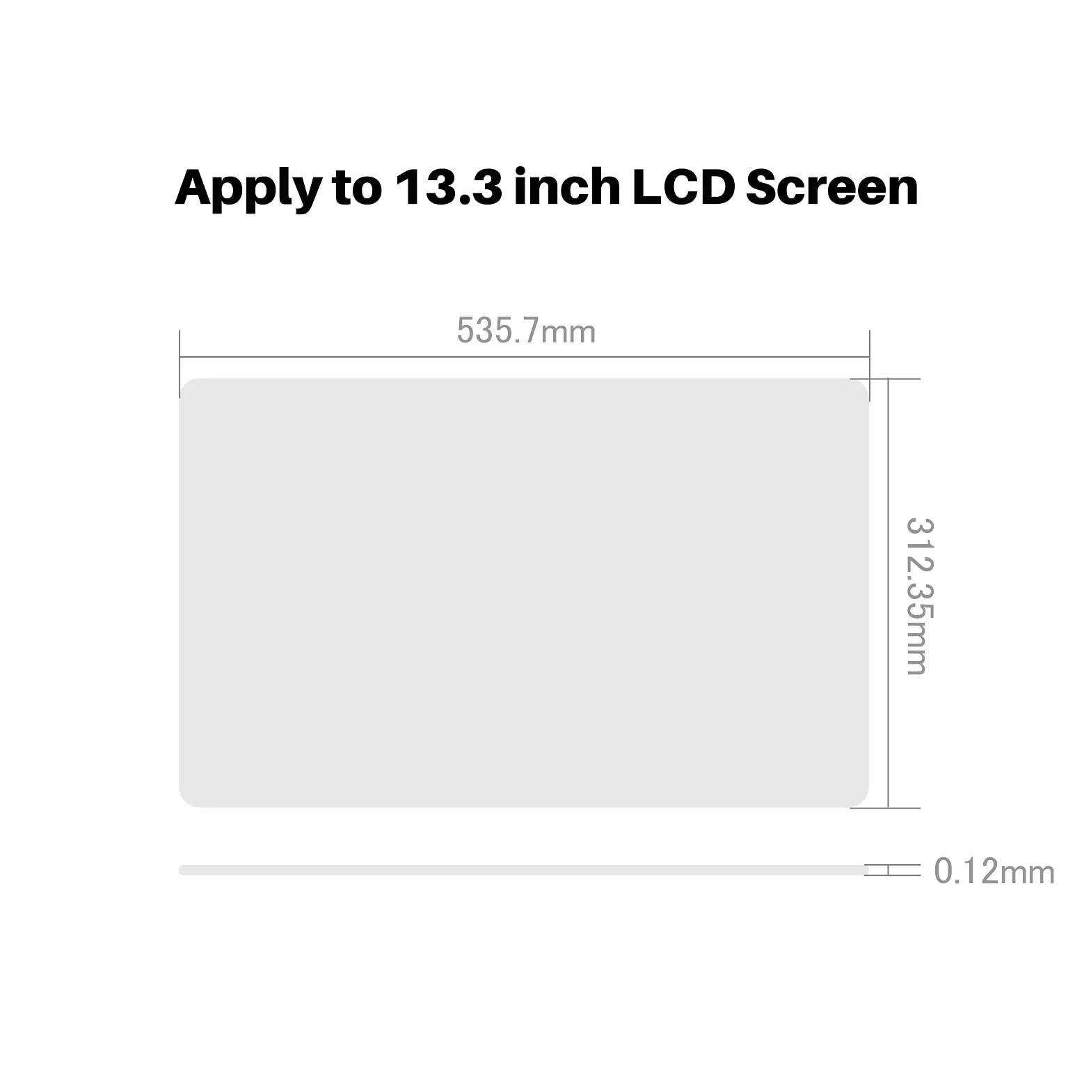 HUION Anti-Glare Grafika Film Plastikowy Rysunek Monitor Protector 13" Screen Protector Folia Kamvas 13 Rysunek Tablet