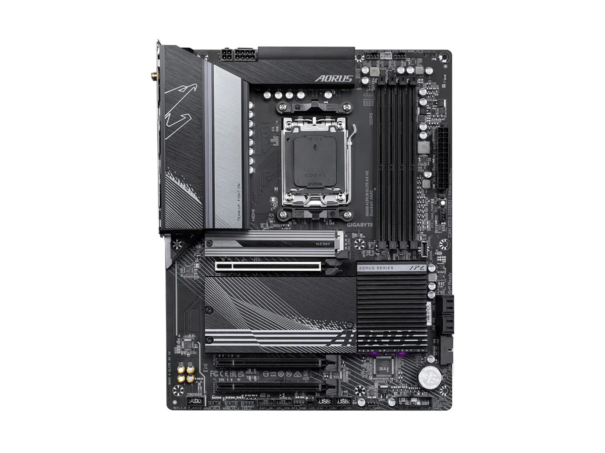 GIGABYTE B650 AORUS Elite AX V2 (AM5/ LGA 1718/ AMD/ B650/ ATX/ 5-letnia / DDR5/ Triple M.2/ PCIe 5.0/ USB 3.2 Gen2X2 Type-C/WiFi 6E/ 2.5GbE LAN/Q-Flash Plus/EZ-Latch/płyta główna)