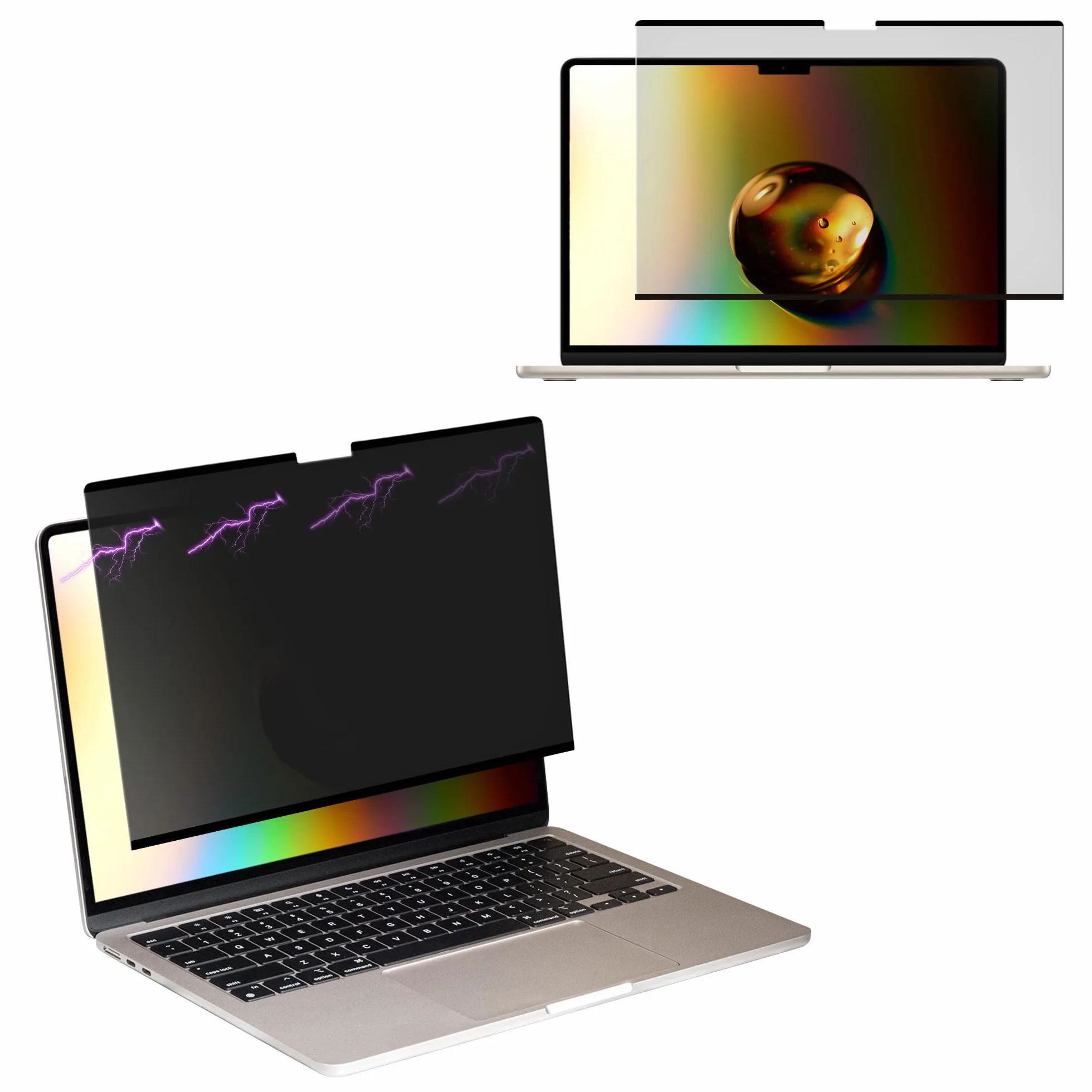 kwmobile Filtr prywatyzujący do Apple Macbook Pro 14.2 2024 M4 A3112 / A3185 / A3401 folia prywatyzująca - ekran laptopa - ochrona laptopa