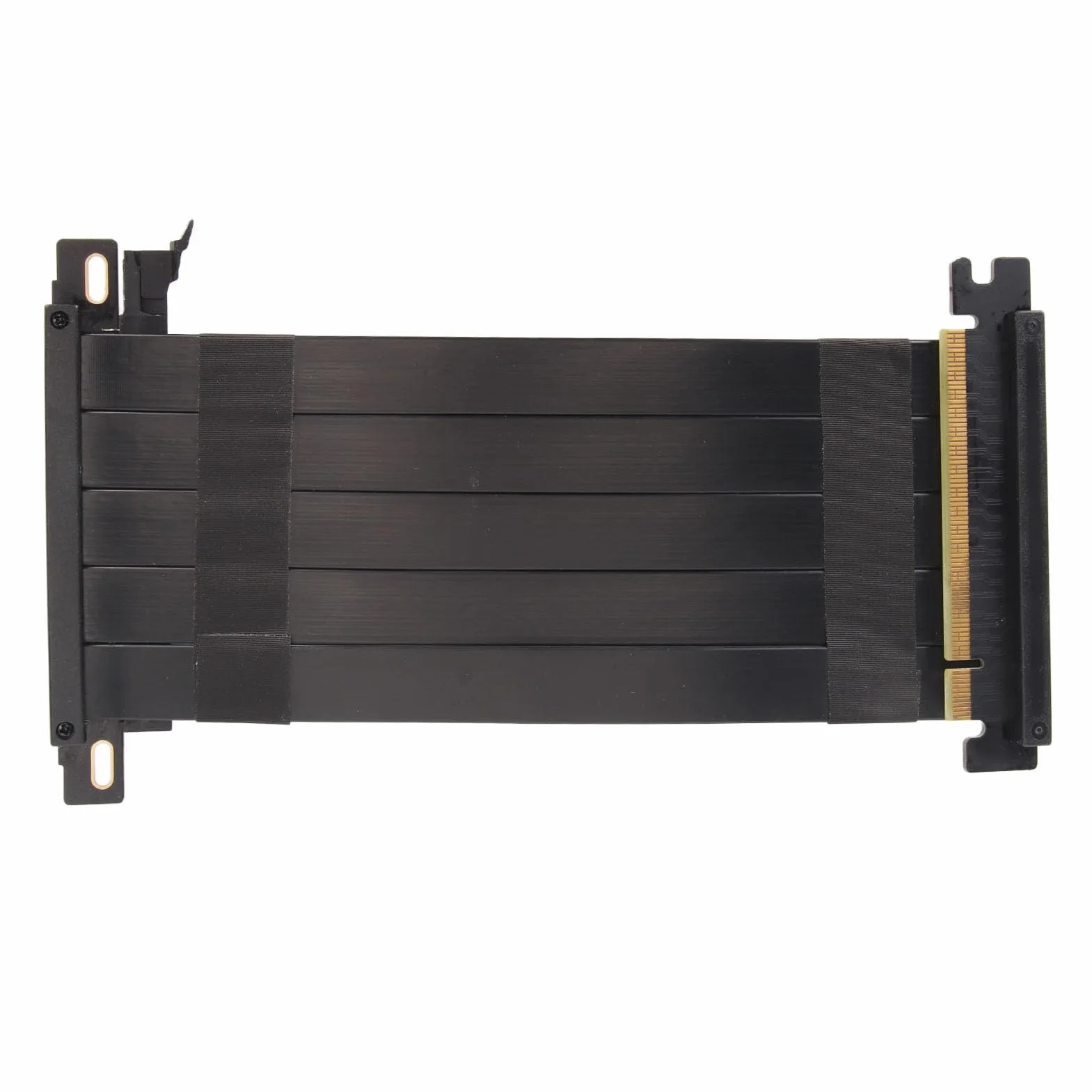 Kabel Riser PCIE 4.0 X16 do RTX 4090, Szybki Elastyczny Dwustronny Przedłużacz GPU 180 Stopni, Kompatybilny z RX 7900 XT (Czarny)