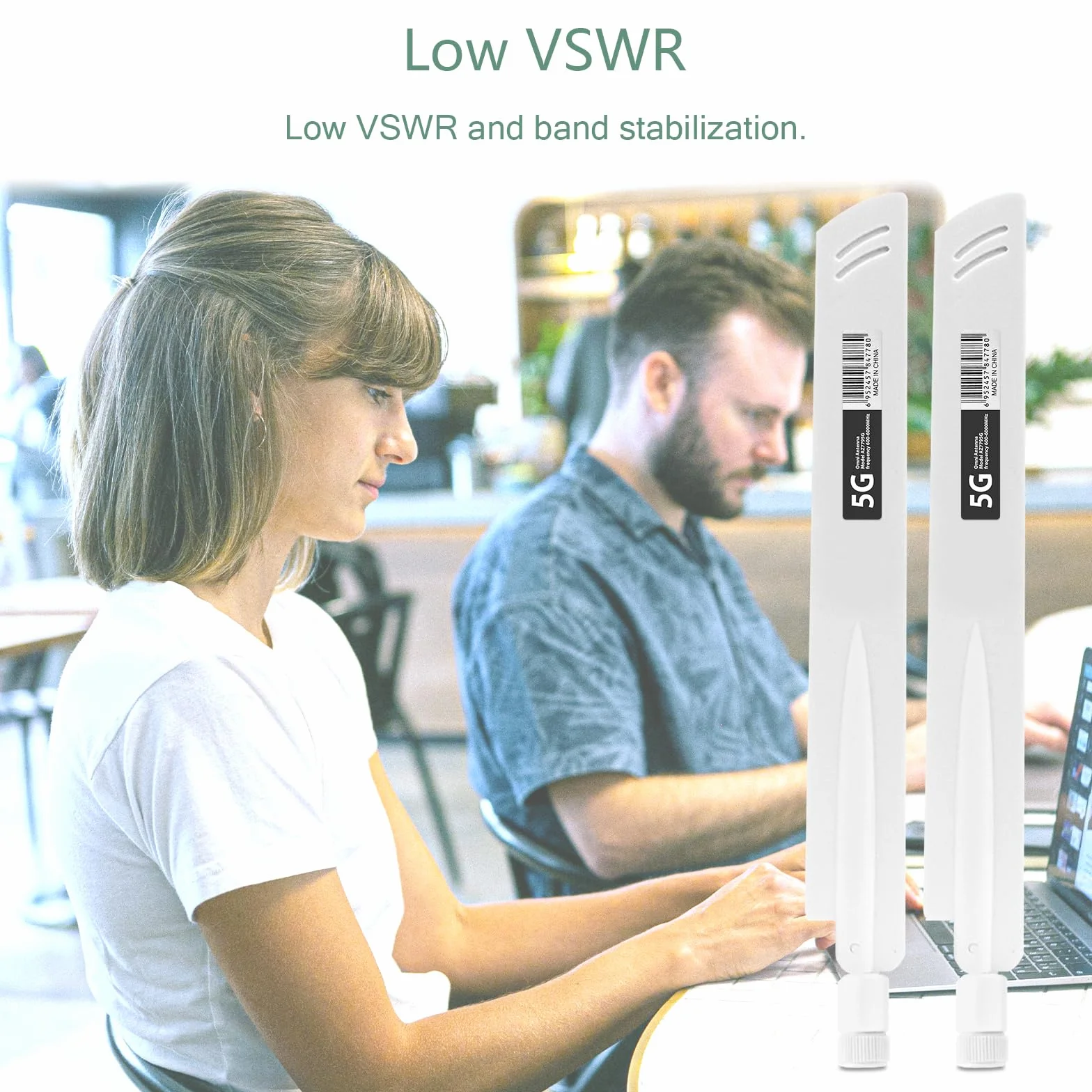 Antena 5G LTE 4G 18DBI wzmacniacz sygnału SMA TS9 wielokierunkowa 600-6000 MHz do routera WLAN biały
