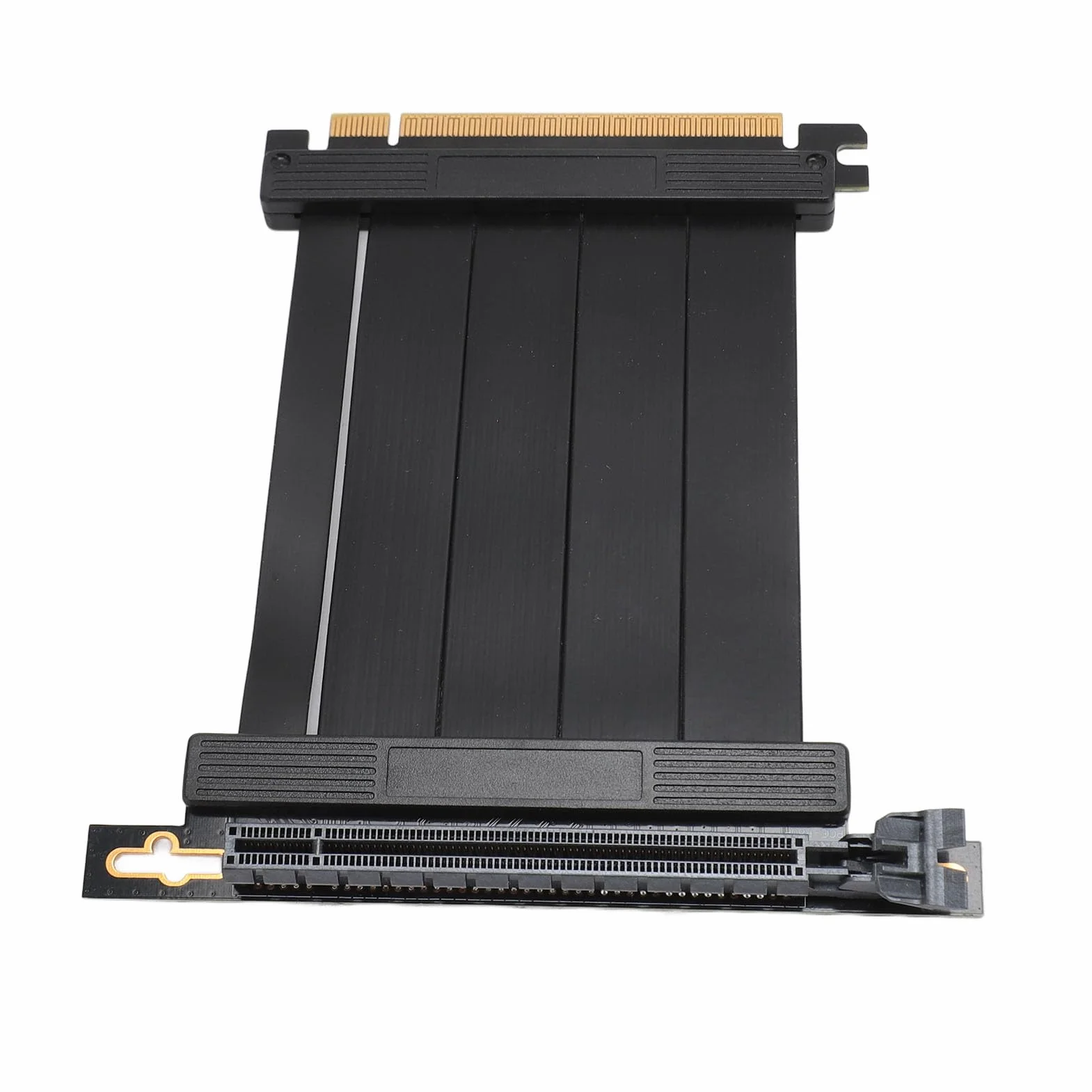 Kabel przedłużający PCIe 4.0 X16, kabel rozszerzający GPU 26 GB/s High Speed z portem PCI Express 4.0, żeńskie złącze PCIe pod kątem 90 stopni do karty rozszerzenia GPU