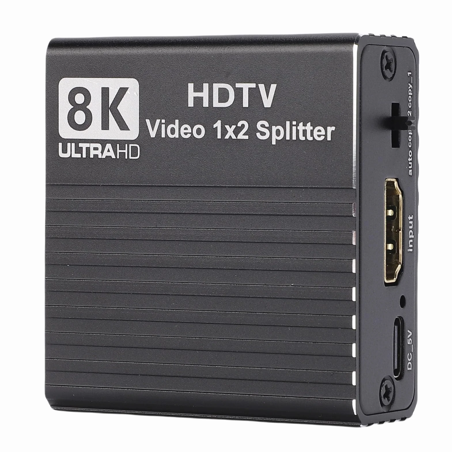 Bewinner Rozdzielacz HDMI 2.1 8K 60Hz 4K 120Hz 1 Wejście 2 Wyjścia