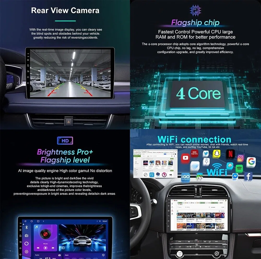 Przenośny Ekran Dotykowy Do Samochodu dla VOLKSWAGEN JETTA 2013-2019 Odbiorniki Car Audio, Wyświetlacz Hd, Przenośna Nawigacja Na Żywo, Odtwarzacz Muzyki, 4 Rdzeń 1G+16G