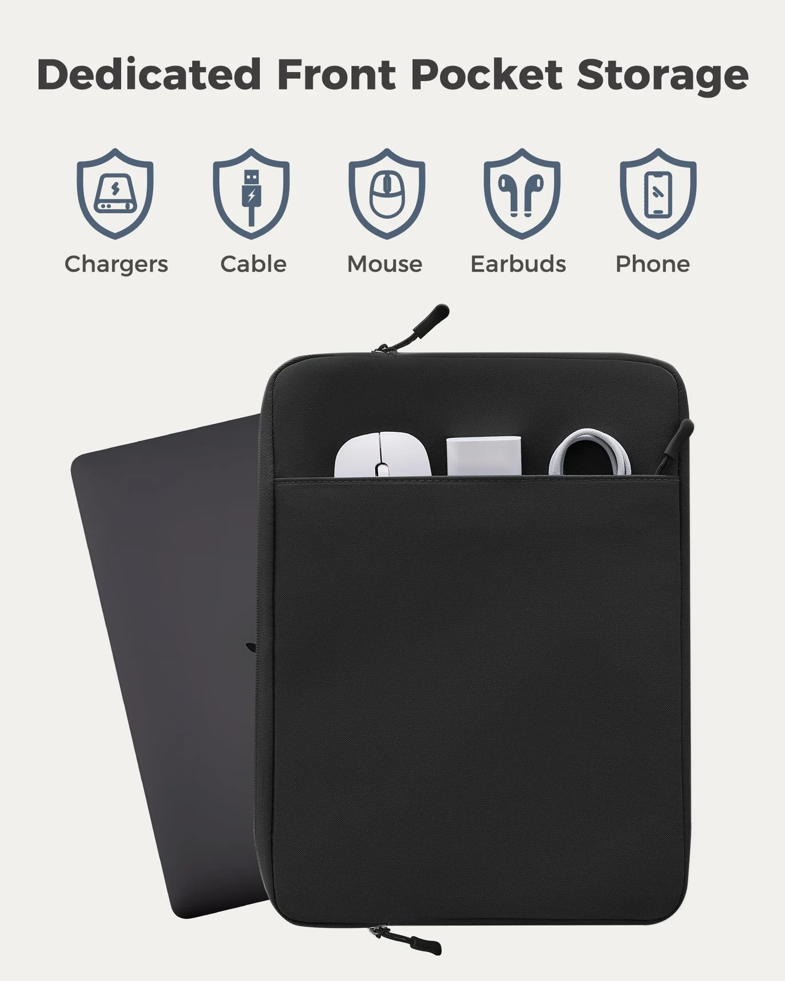 ProCase Pokrowiec na laptopa 33.0 cm do MacBook Neo/Air/Pro 33.0-34.5 cm z A18/M5/M4/M3/M2/M1 Chip 2026-2016, obudowa komputerowa kompatybilna również z 33.0 cm HP Dell, ASUS, Lenovo, Acer Chromebook