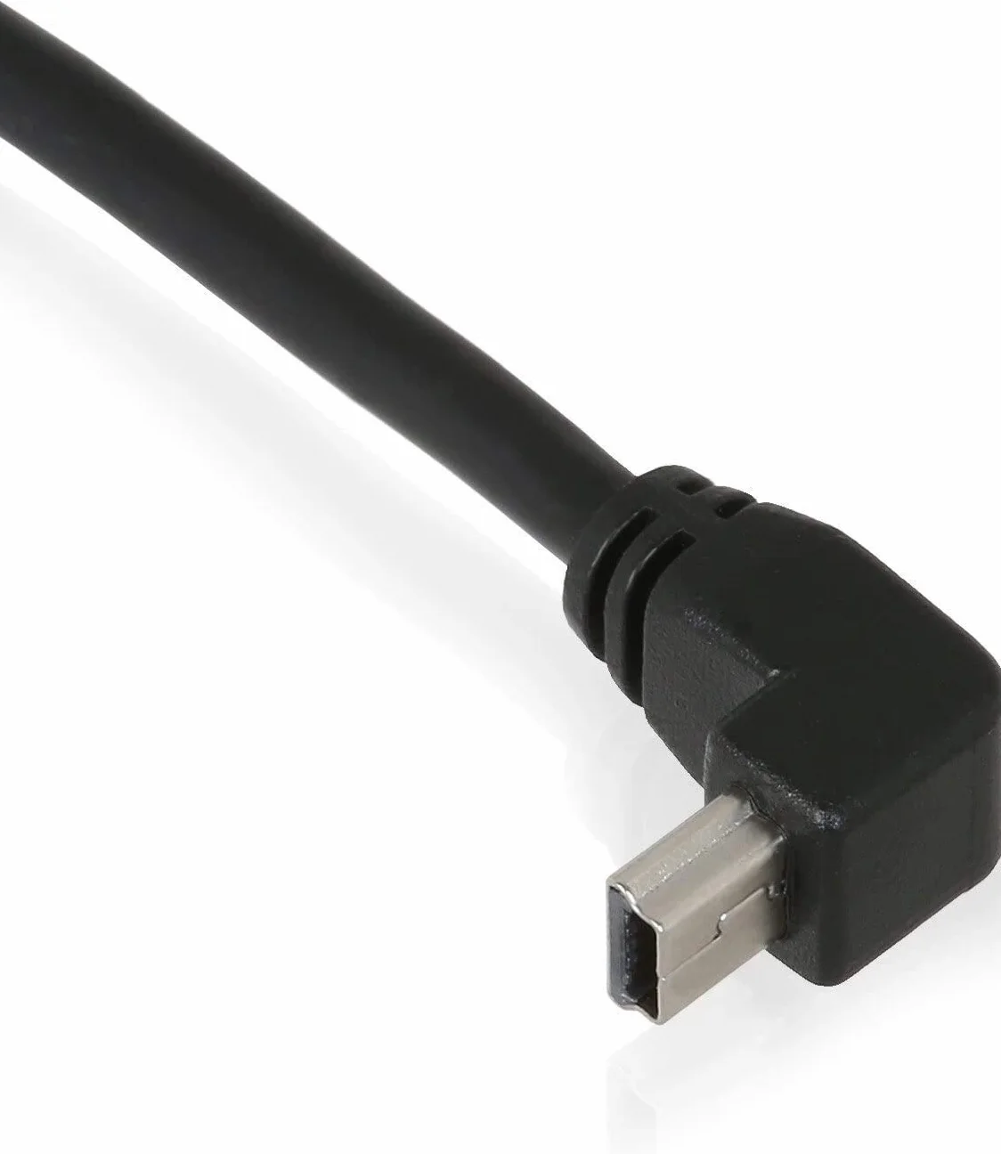 Wicked Chili Kabel Mini-USB kompatybilny z Tomtom XXL IQ Routes, XL Live | Start XL, kabel hi-speed danych, złącze mini USB kątowe do urządzeń nawigacyjnych Tomtom (1,8 m), czarny
