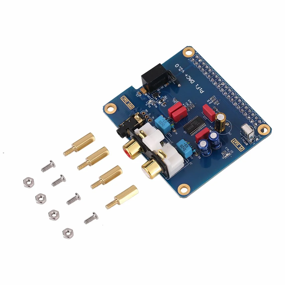 Vbestlife I2S Interfejs HiFi DIGI DAC Cyfrowy Moduł Karty Dźwiękowej do Raspberry Pi 3 Model B / 2B / B