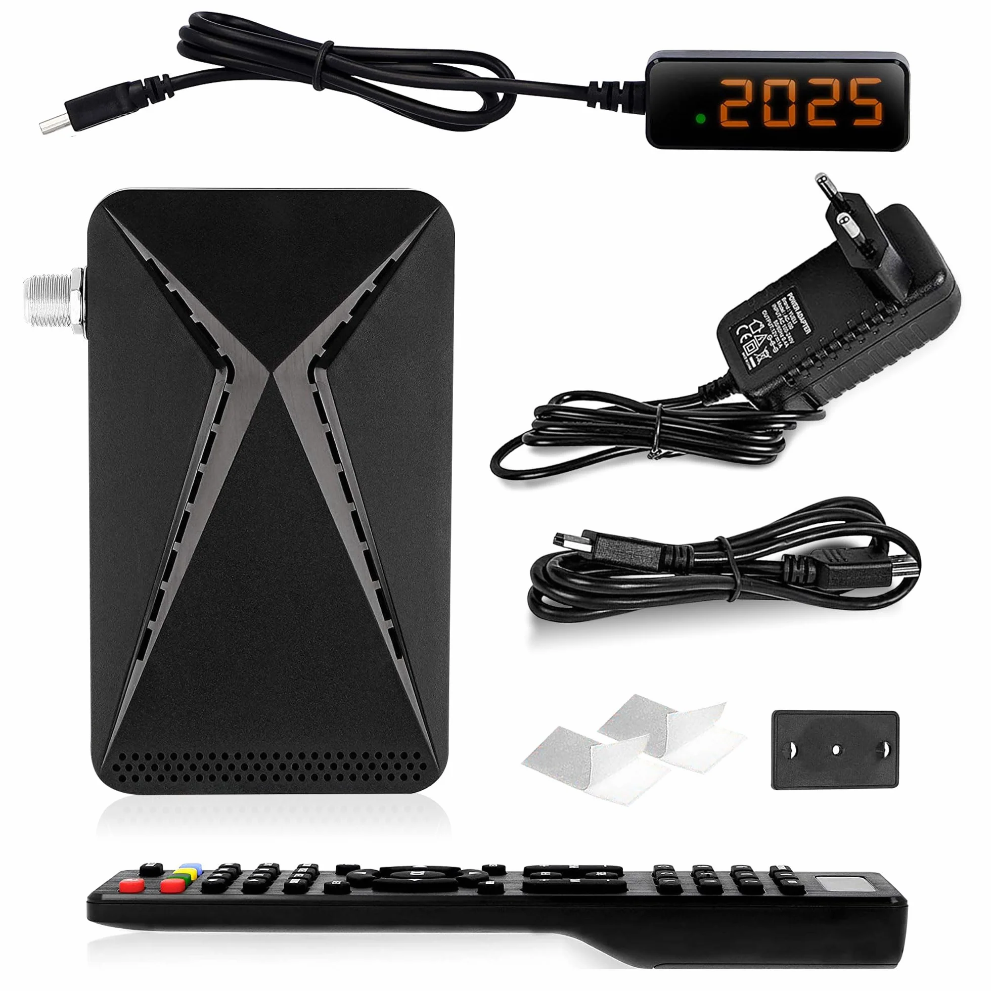 Mini odbiornik satelitarny DVB-S2 Full HD 1080p Hd-line 26100
