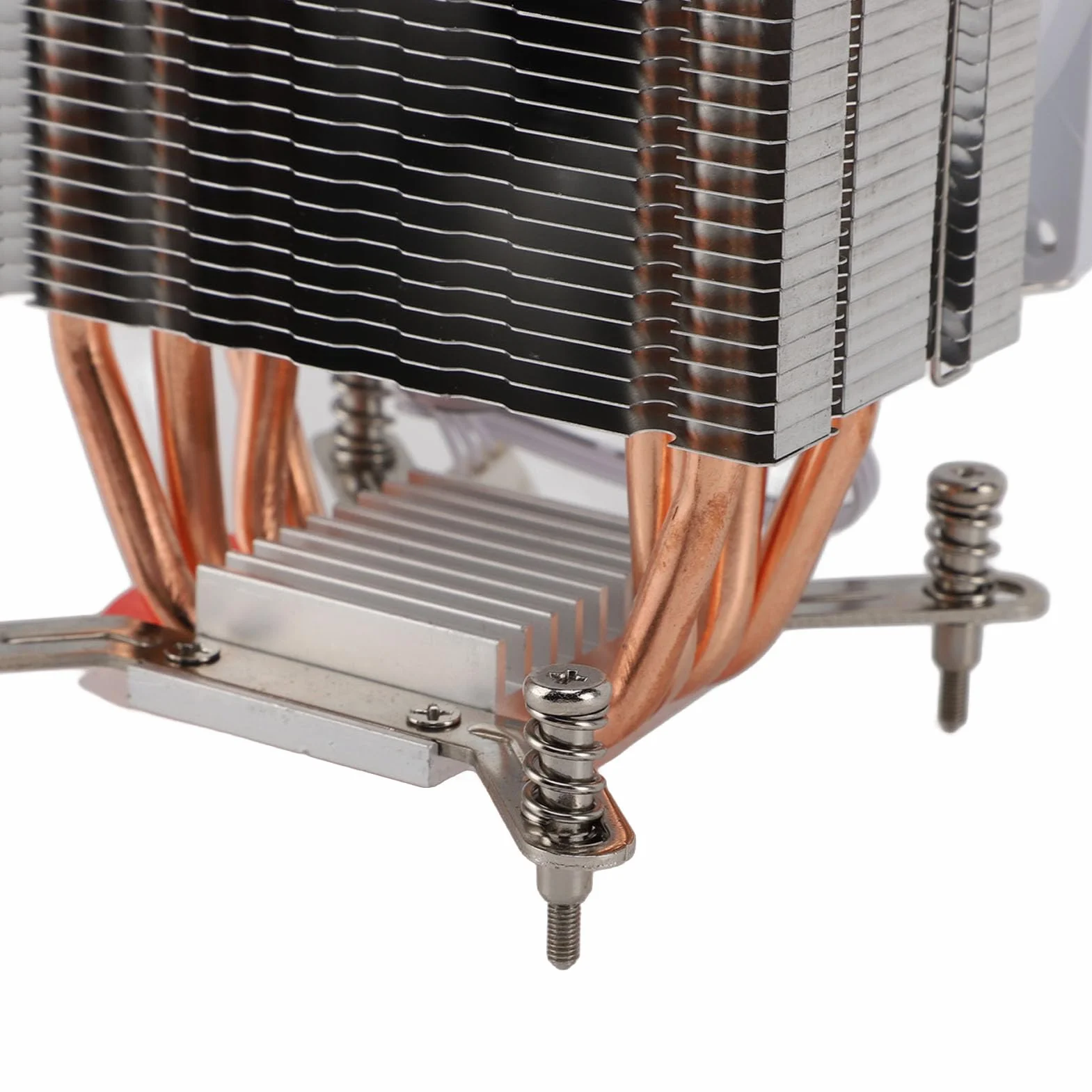 Chłodnica Procesora z 4 Rurkami Cieplnymi, Doskonałe Chłodzenie, Cicha Praca, łatwa Instalacja, Odpowiednia dla LGA 775 1150 1151 1155 1156 1200 1700 1356 1366