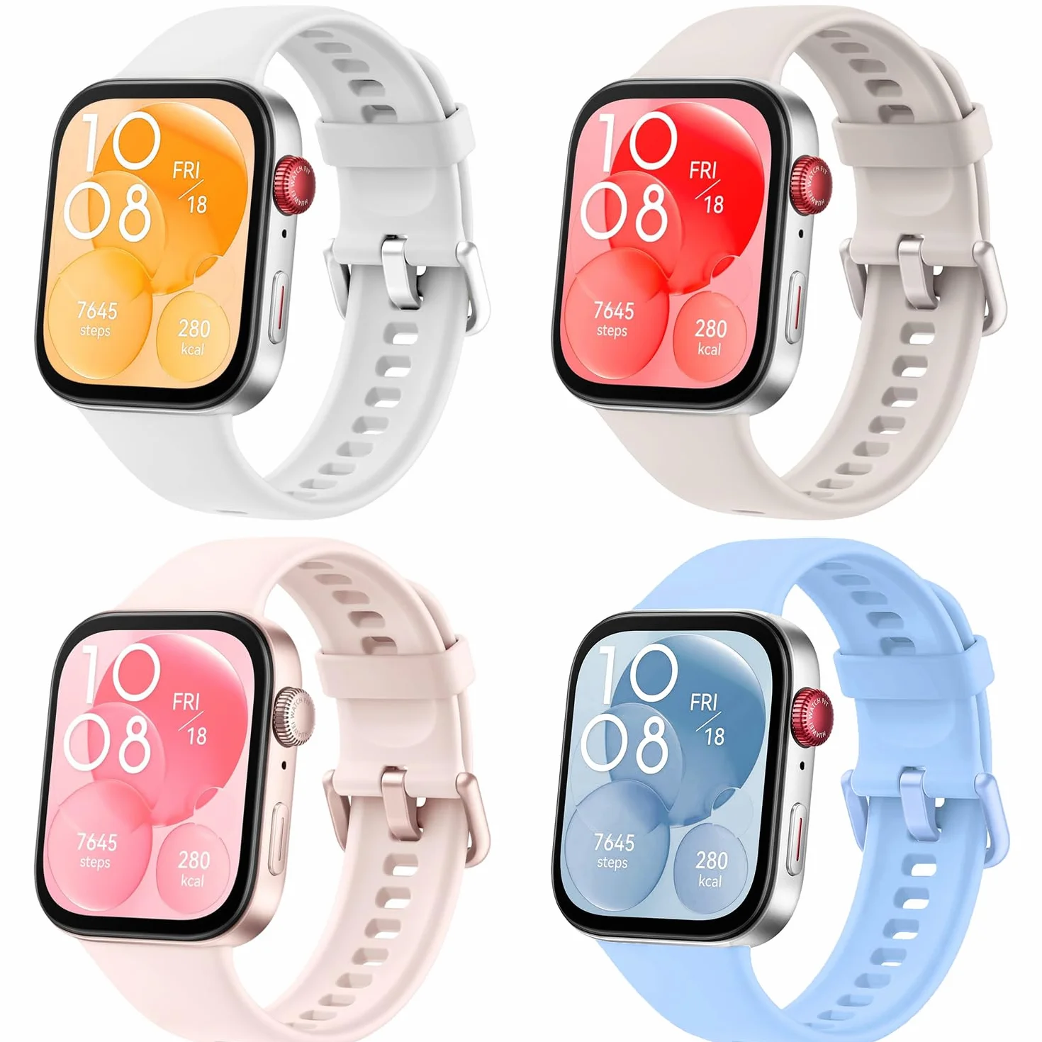 Pasek do Huawei Fit 3/4/4 Pro, miękki silikonowy