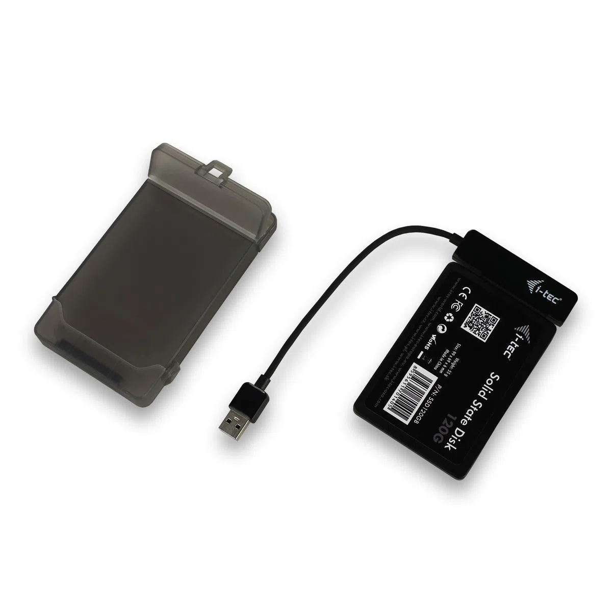 i-tec 3G60060 MySafe USB 3 Easy, zewnętrzna obudowa dysku twardego 6,4 cm / 2,5", do SATA I/II/III HDD SSD, czarna